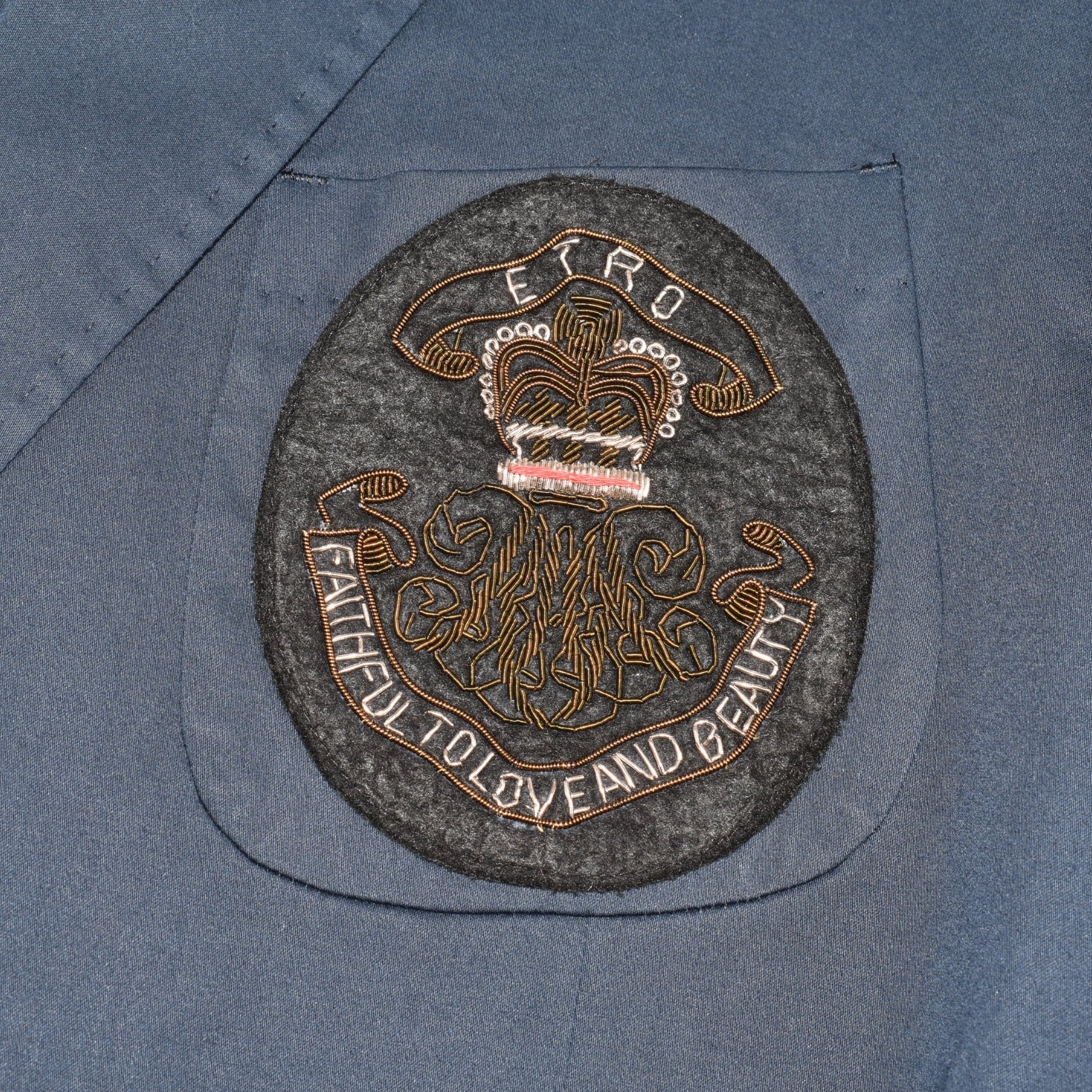 Indigo Blue Doublebreasted  Blazer made of Cotton (EU 50)