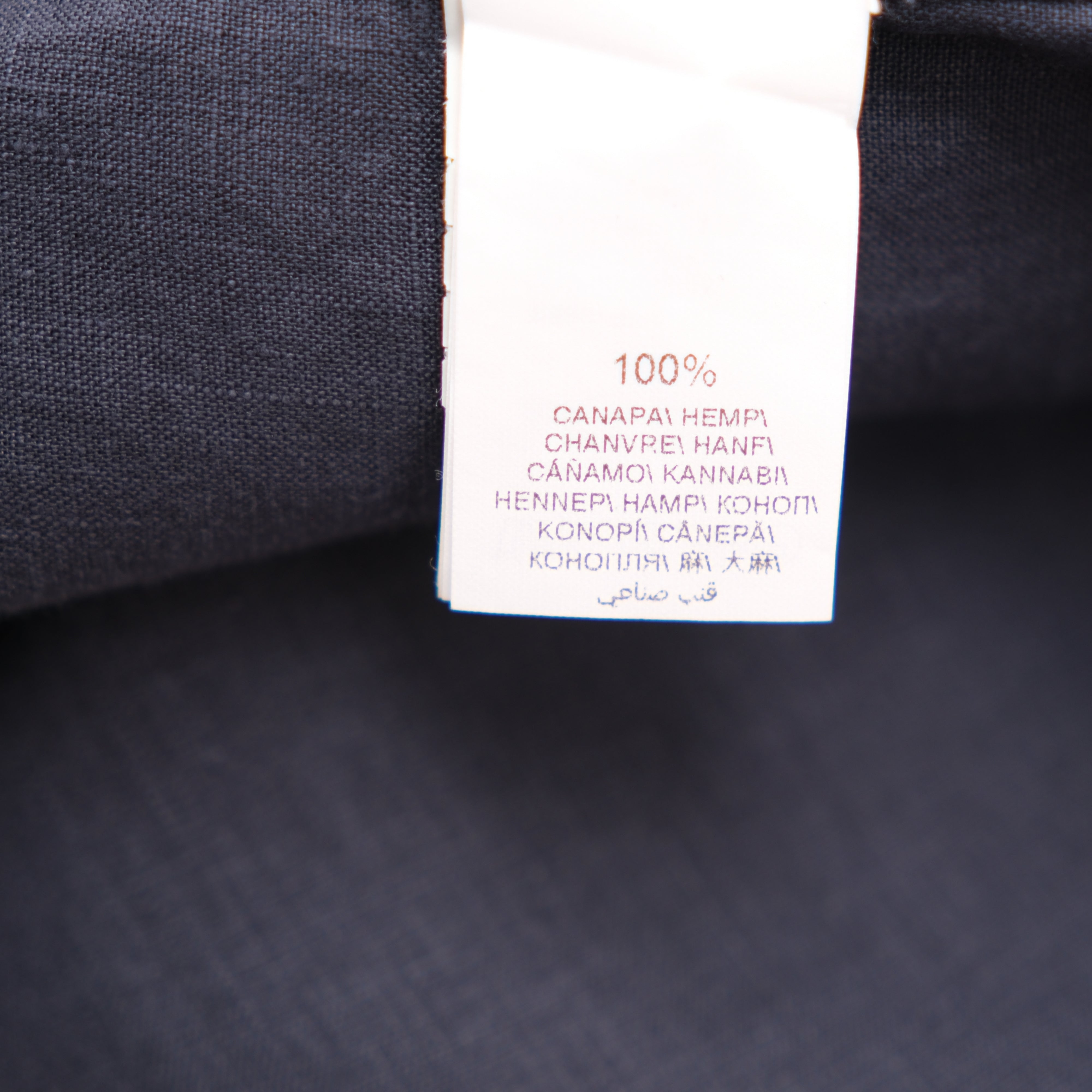Blue Hemp Shirt (M)