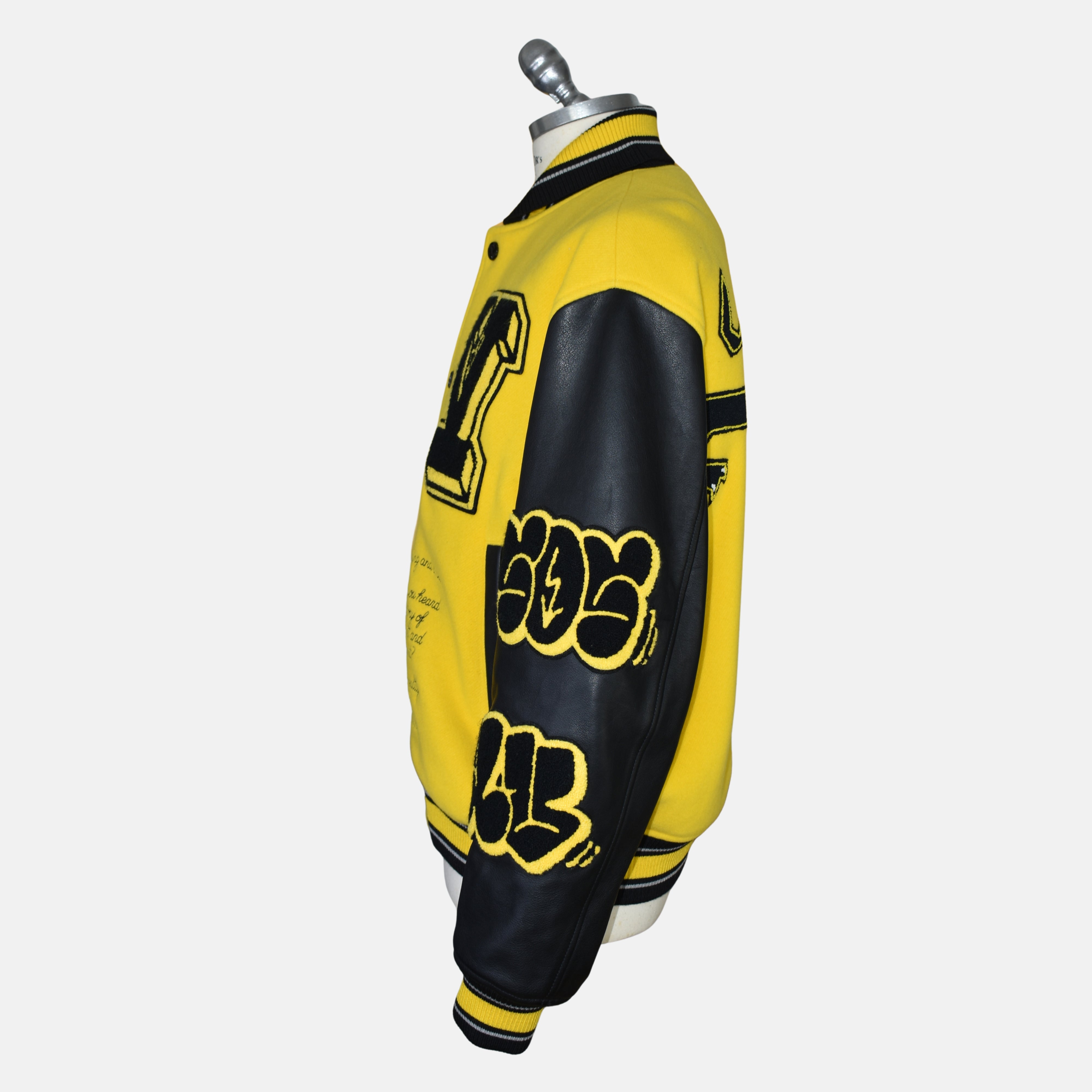 Black/Yellow Bomber Jacket SS22 (EU 52)