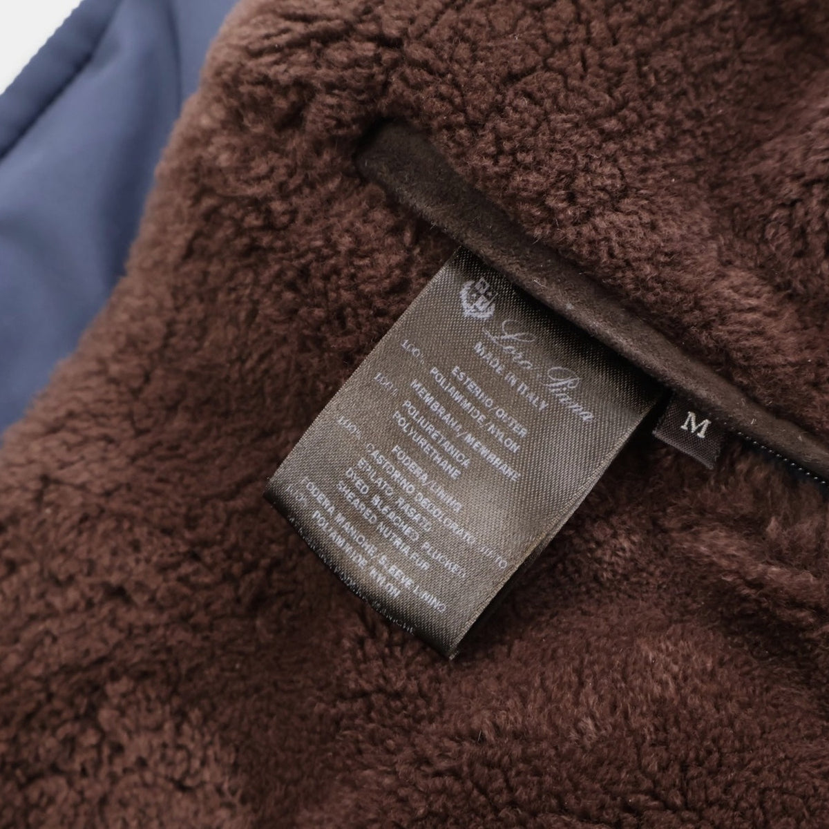 Navy Hooded Castarino Lined Coat