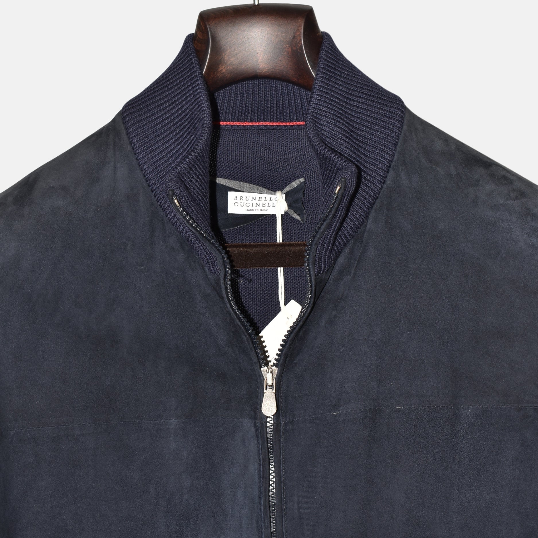 Blue Suede Cardigan (M)