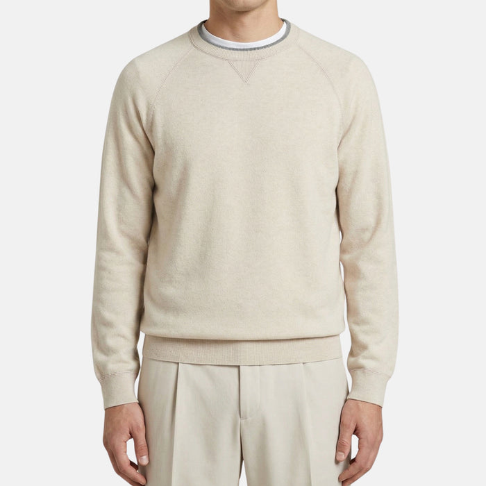 Beige Sweater made of Wool/Cashmere/Silk ( EU 54)