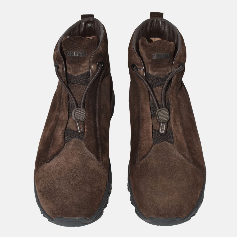 Brown Half Boots made of Suede (EU 44)
