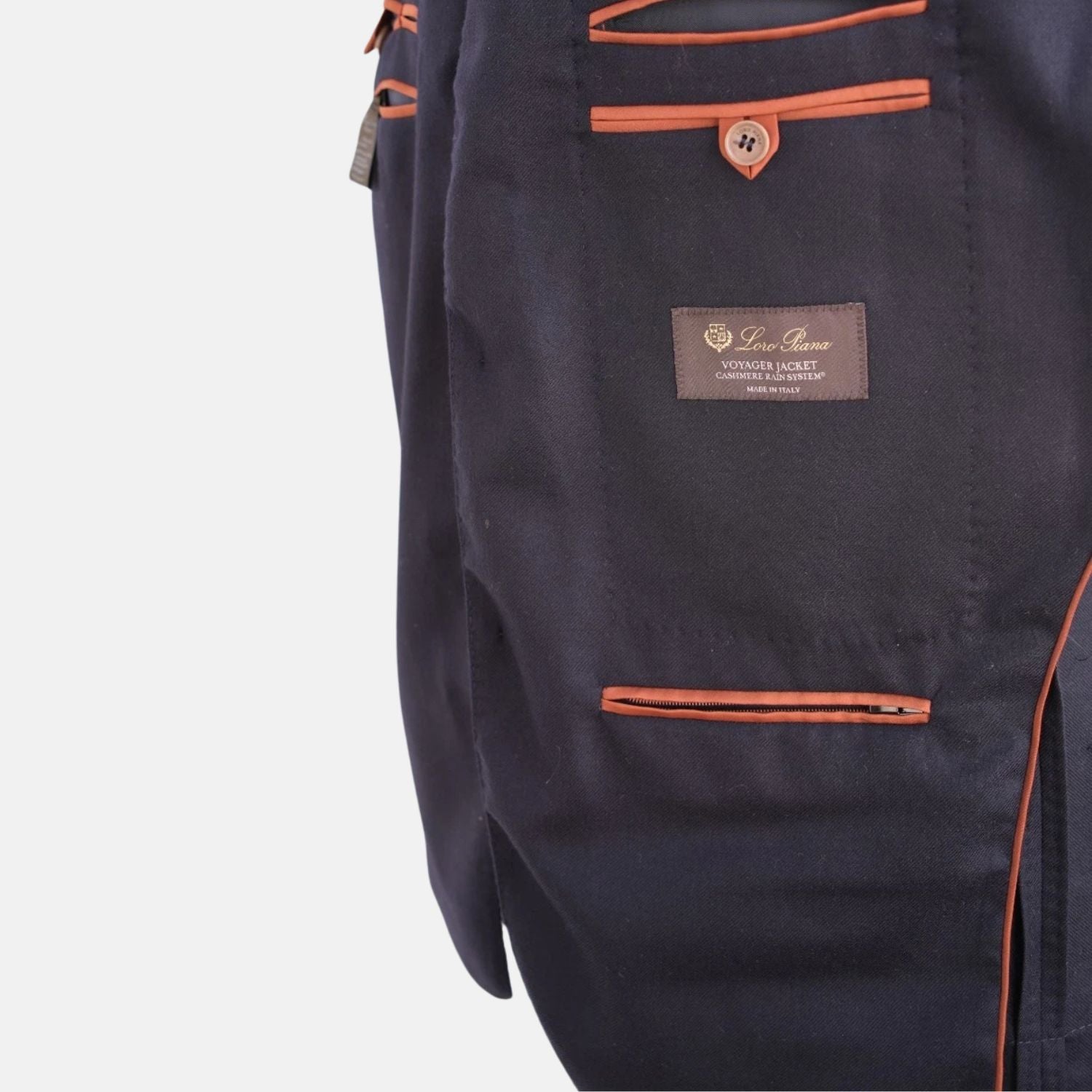 Dark Navy "Voyager" Cashmere Blazer (EU 50)