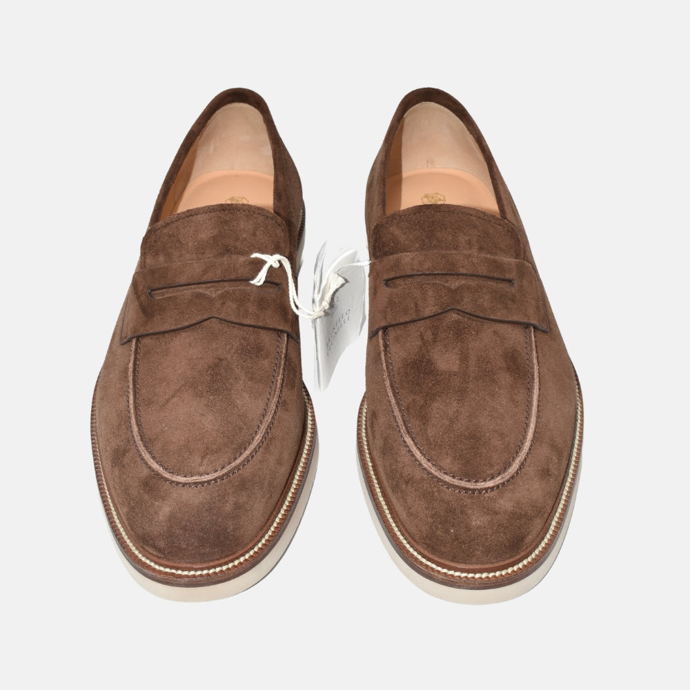 Brown Shoes made of Suede (EU 45)