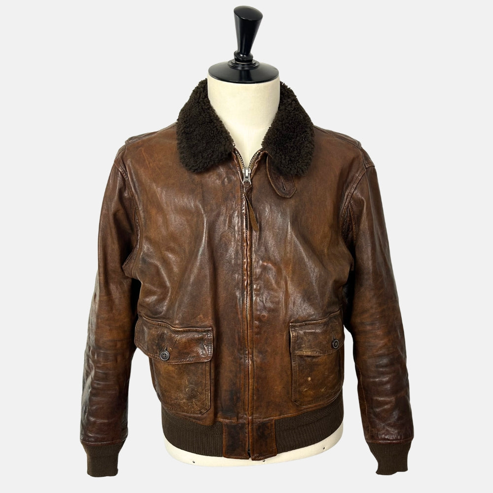 Brown  Jacket made of Leather (L)