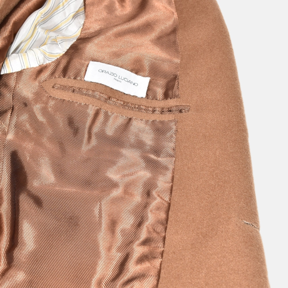 Brown Cashmere/Silk Blazer (EU 46)