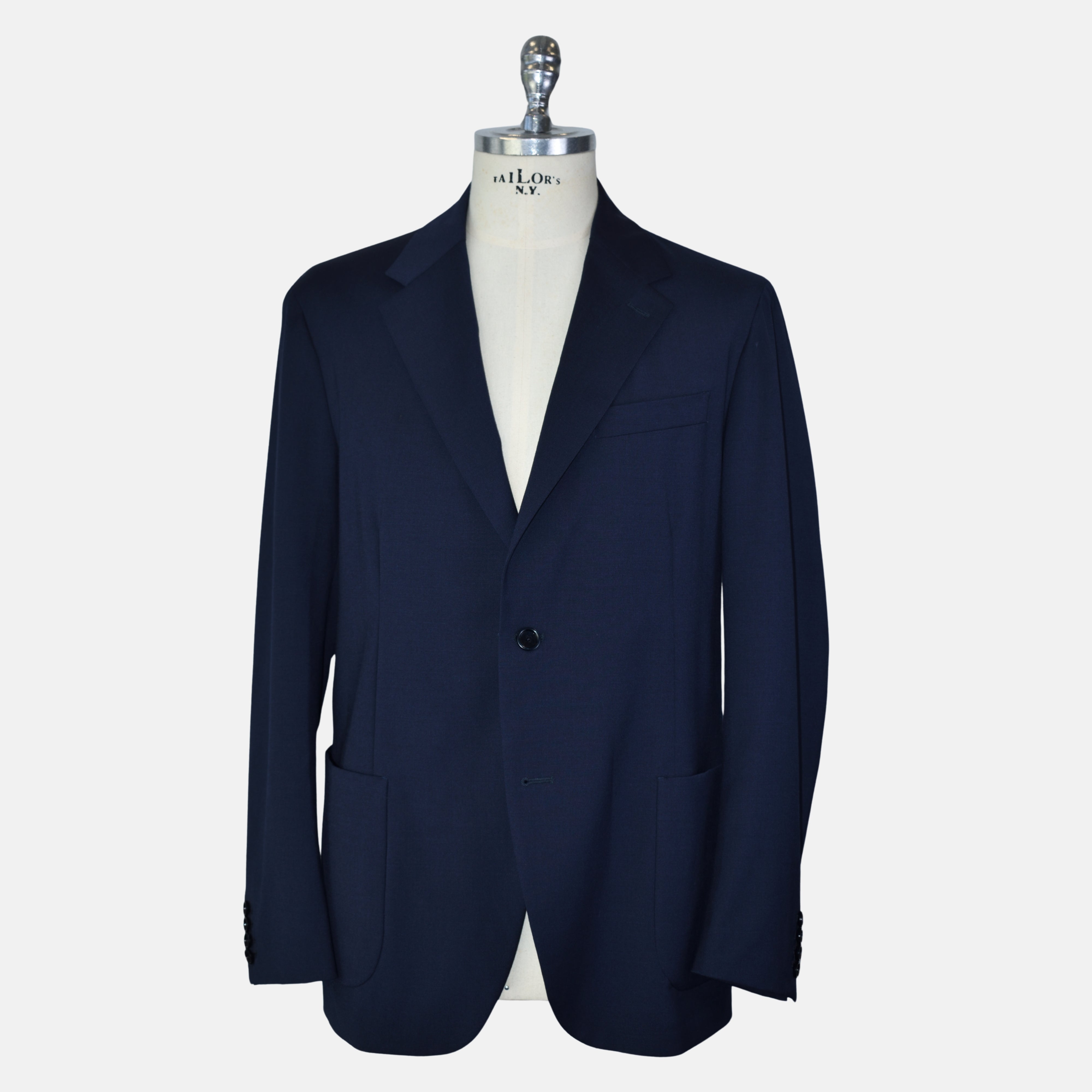 Navy Suit made of Wool/Polyester (EU 50)