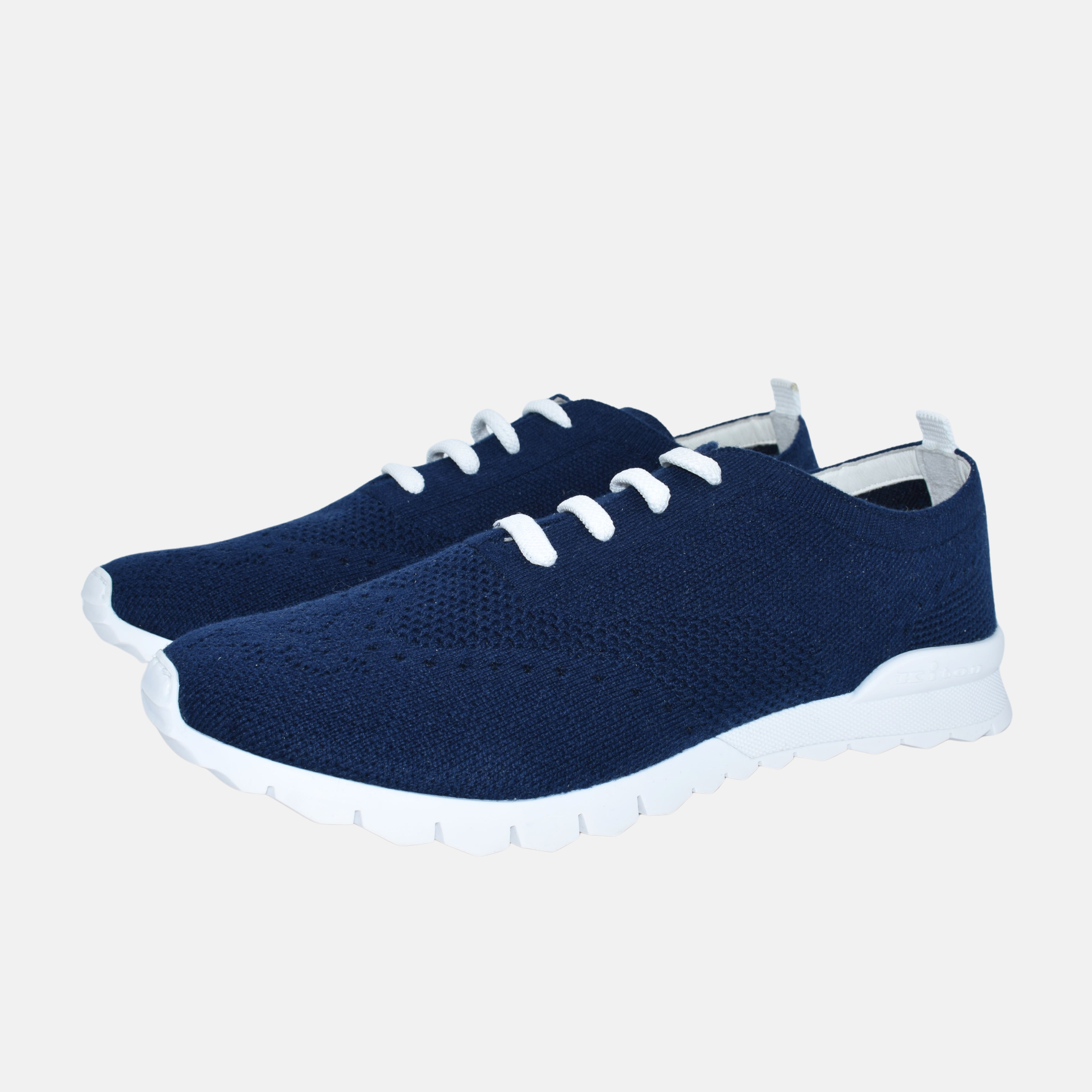 Navy Knitted Sneakers made of Cotton (EU 42, EU 44, EU 46)