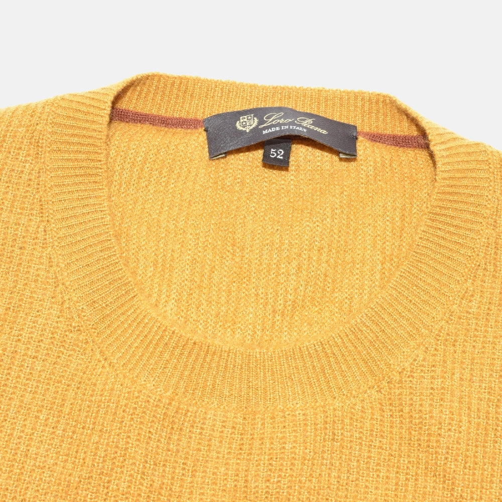 Mustard Sweater made of Cashmere/Silk (EU 52)