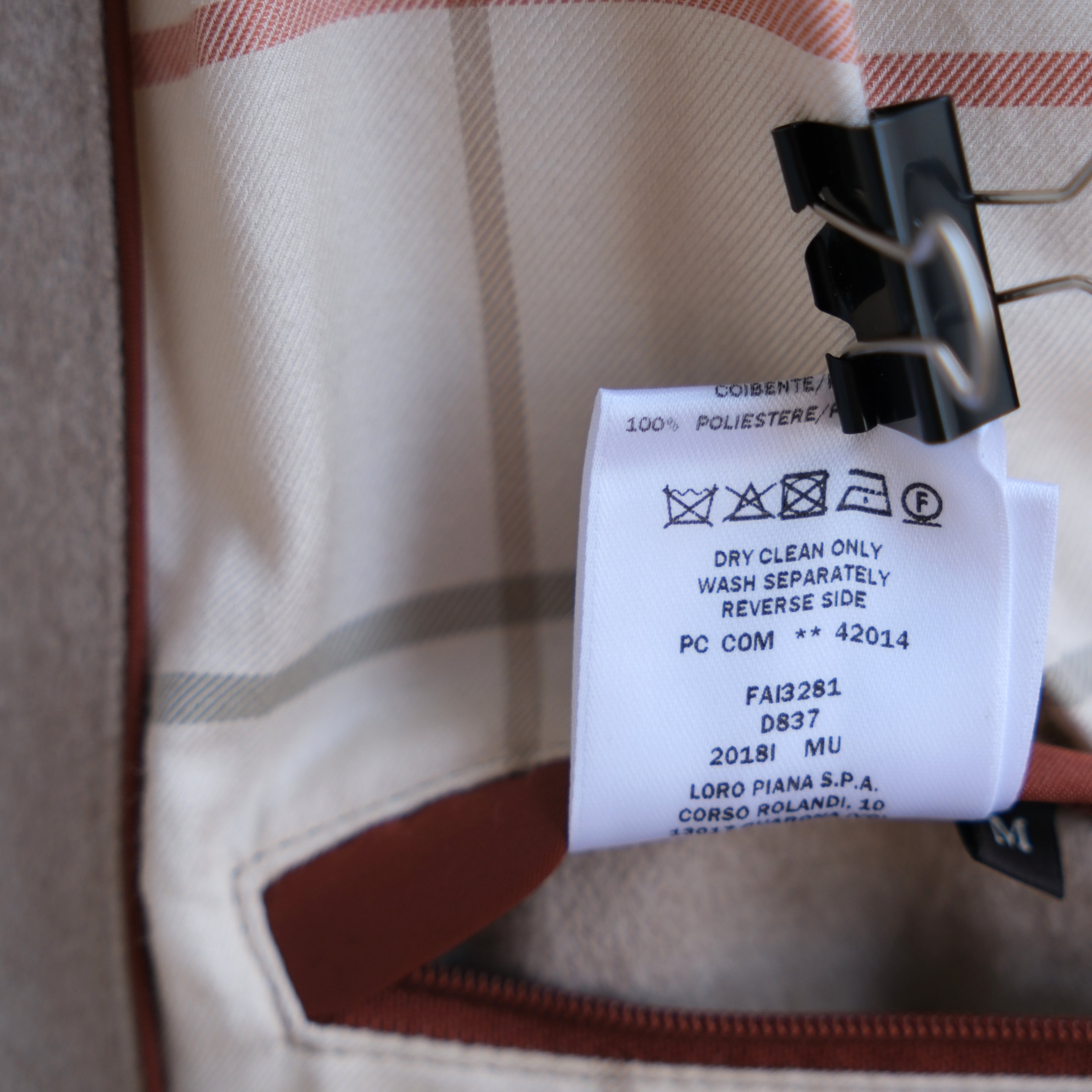 Beige Hooded Storm System Coat with Fur (M)