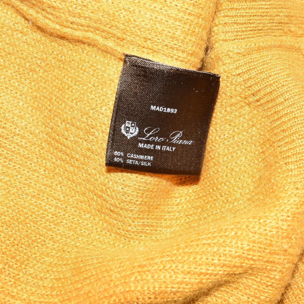 Mustard Sweater made of Cashmere/Silk (EU 52)