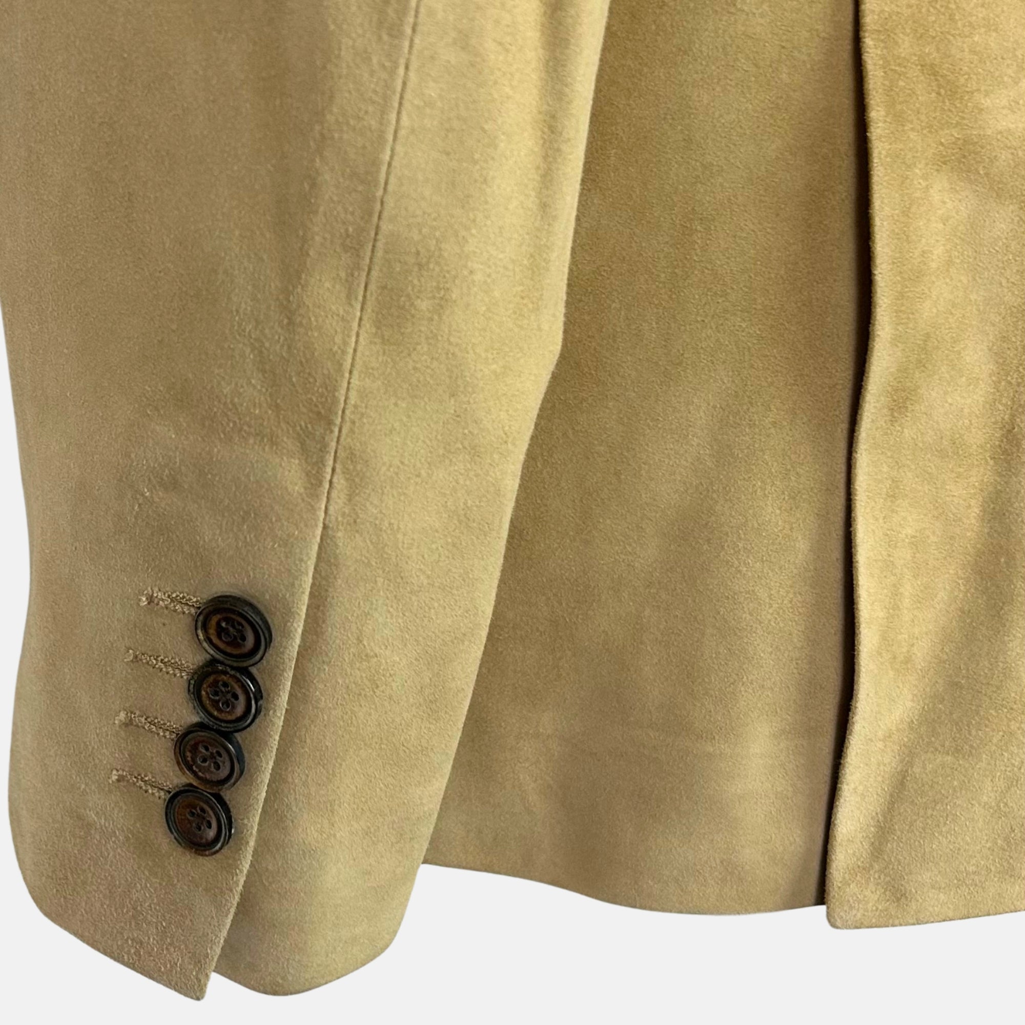 Tan Blazer made of Suede (L)