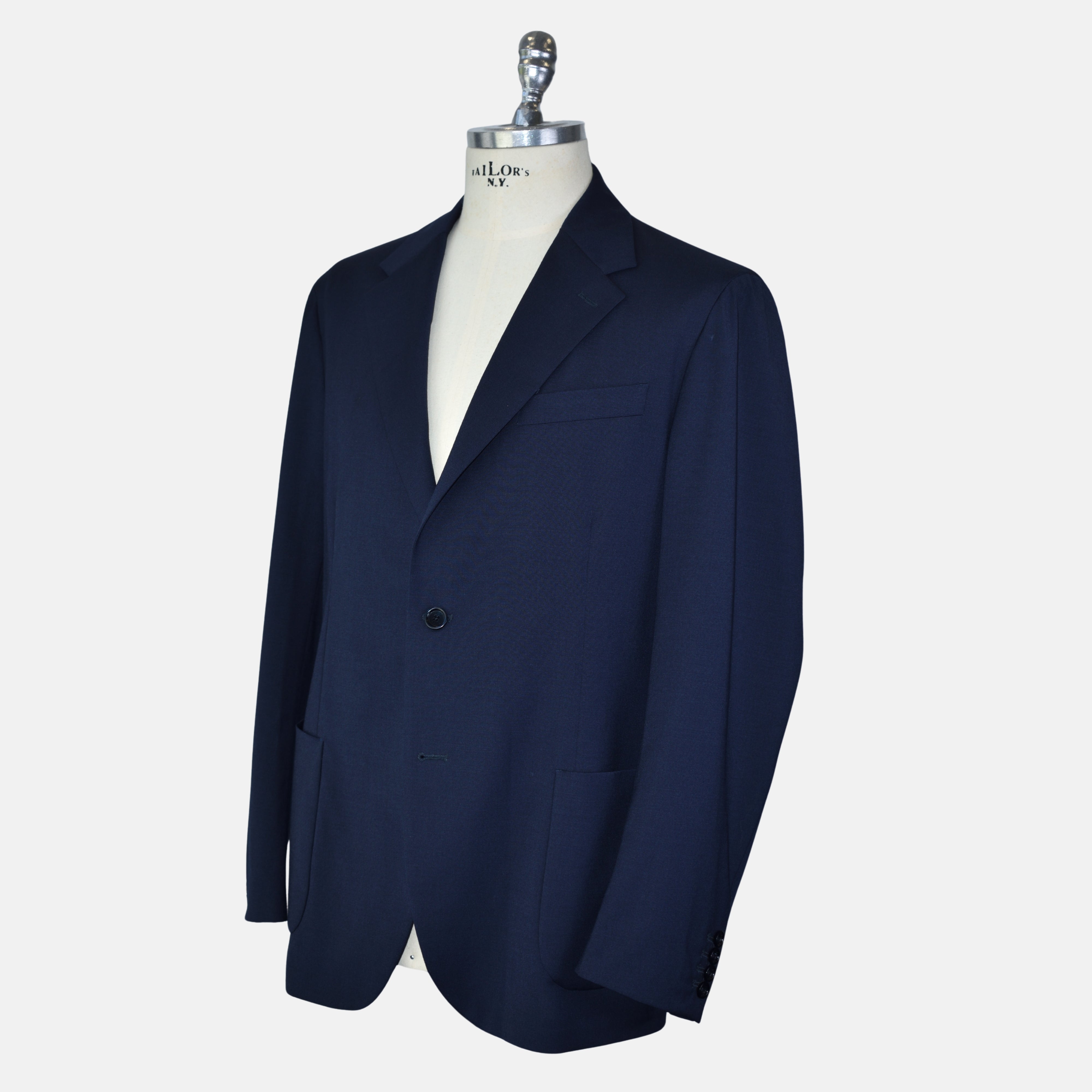 Navy Suit made of Wool/Polyester (EU 50)