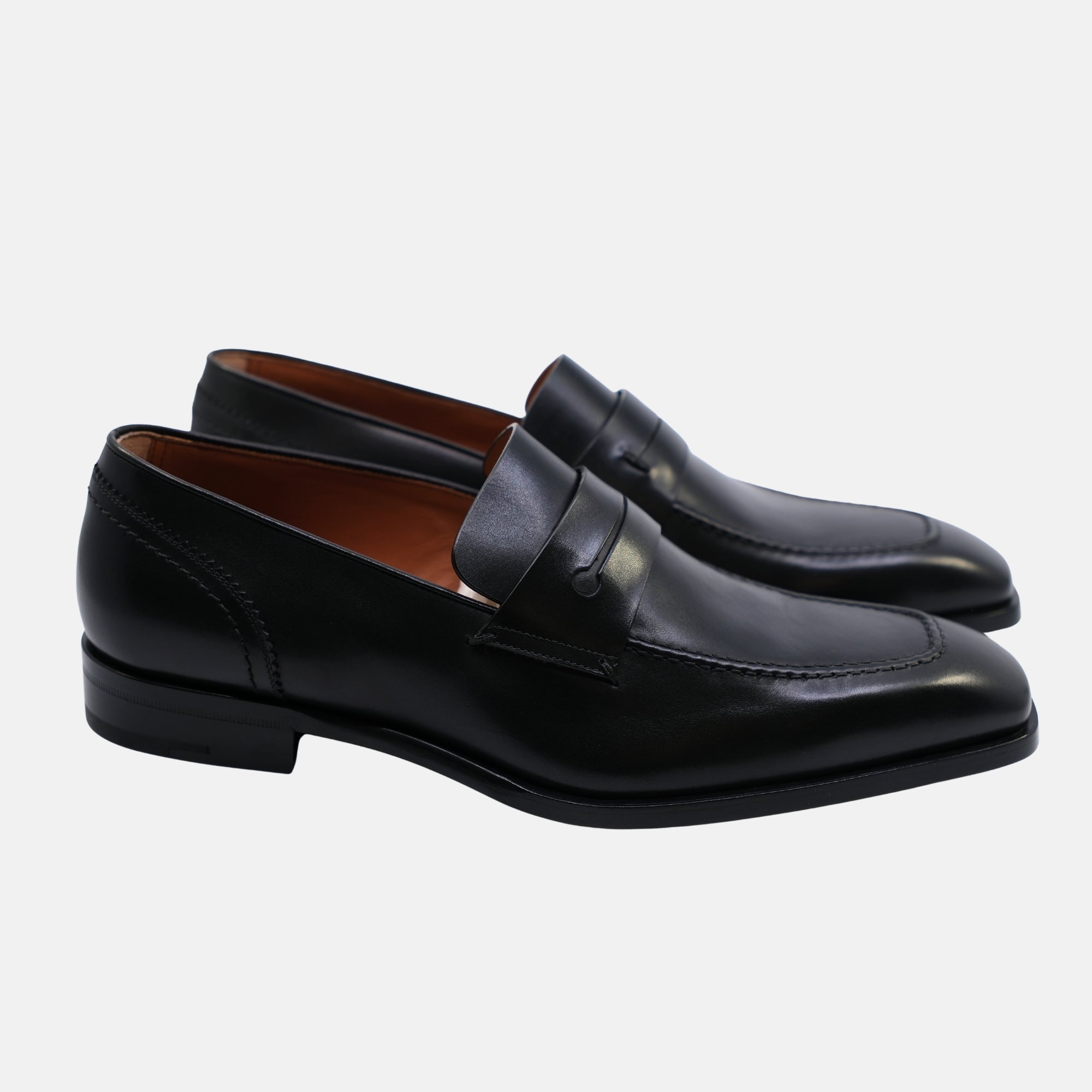 Black Penny Loafers made of Leather (EU 43)