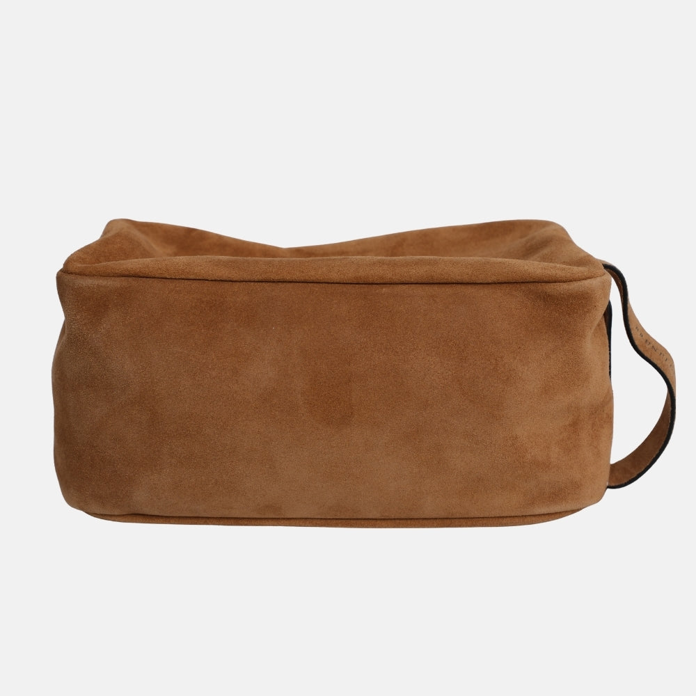 Brown Suede Beauty Case