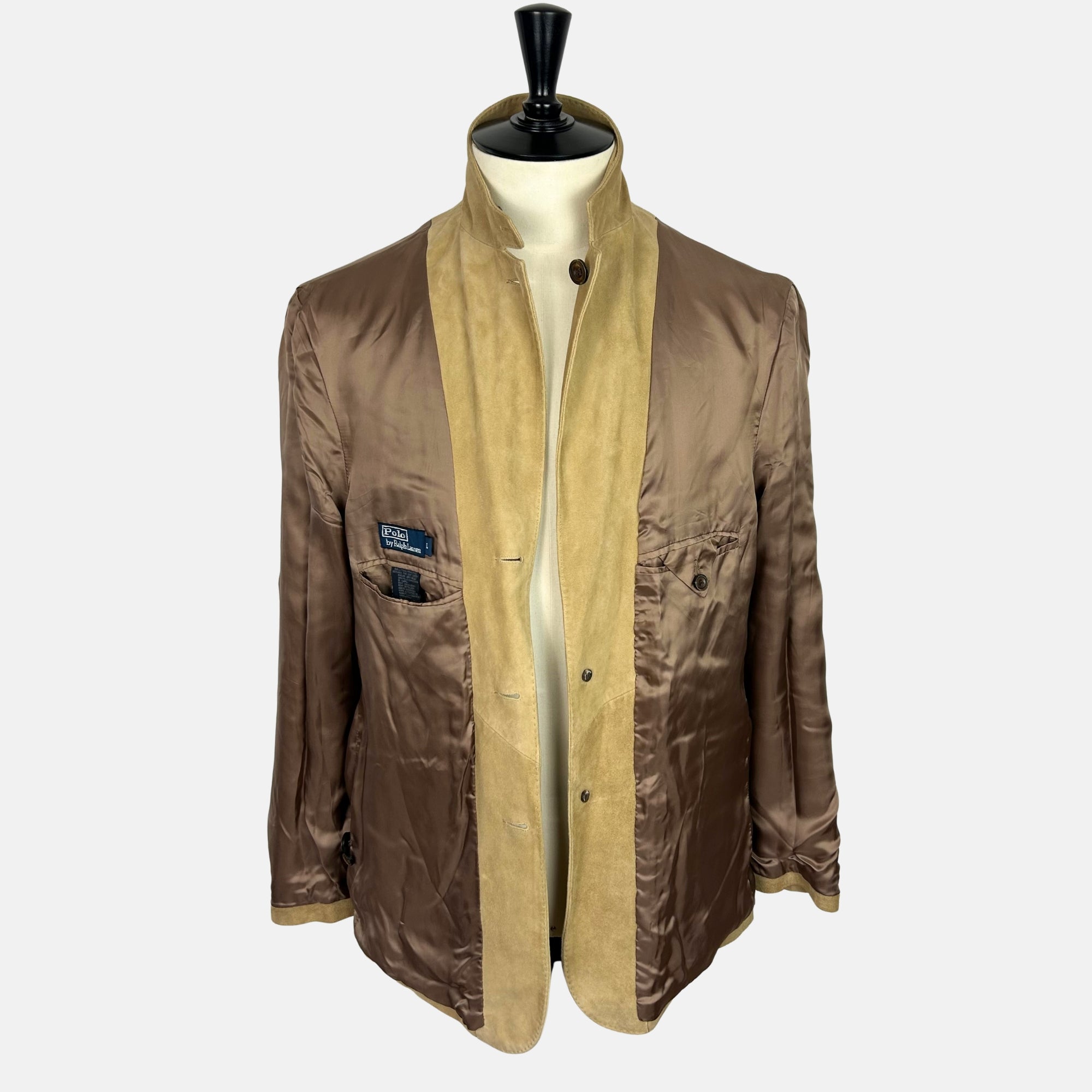 Tan Blazer made of Suede (L)