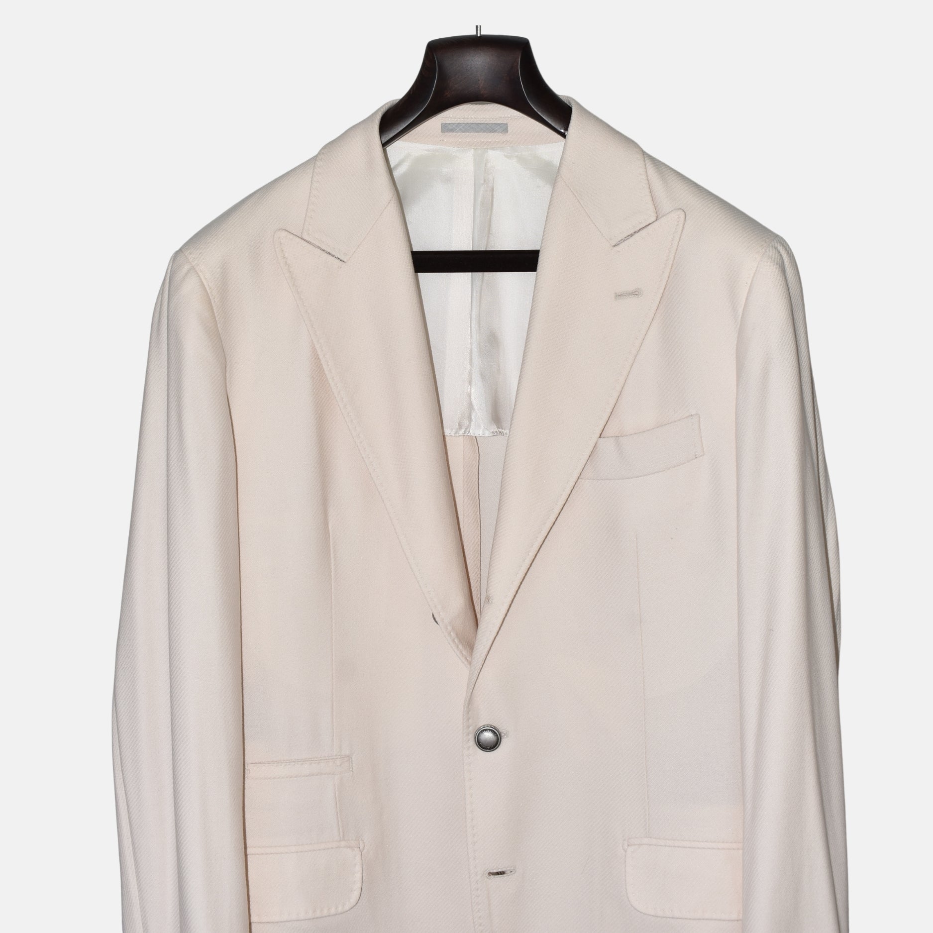 Cream Blazer made of Wool/Silk/Cashmere (EU 50)