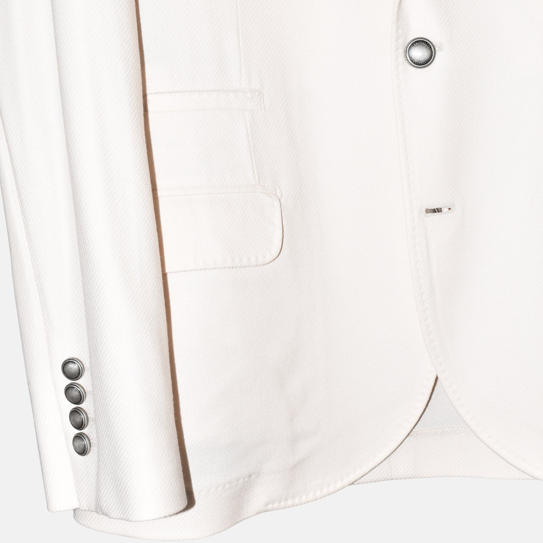 Cream Blazer made of Wool/Silk/Cashmere (EU 50)