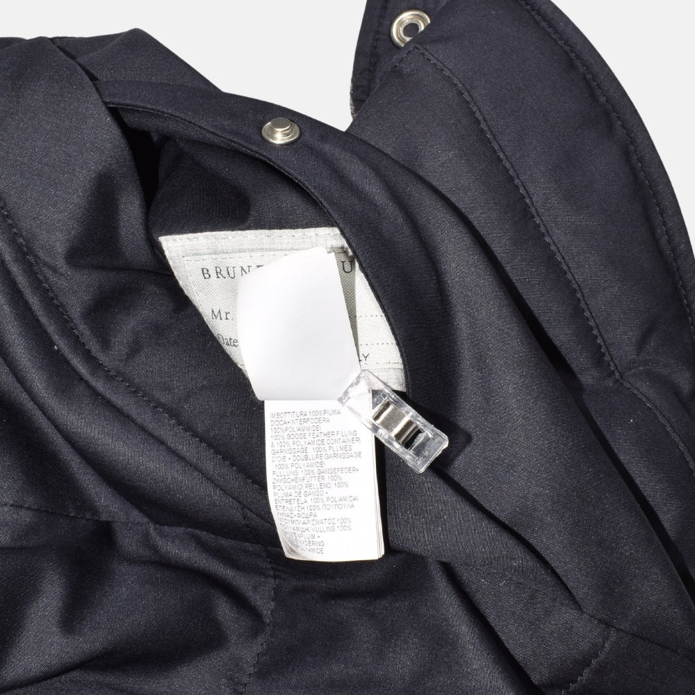 Multicolored Reversible Down Vest made of Wool/Cashmere (M)