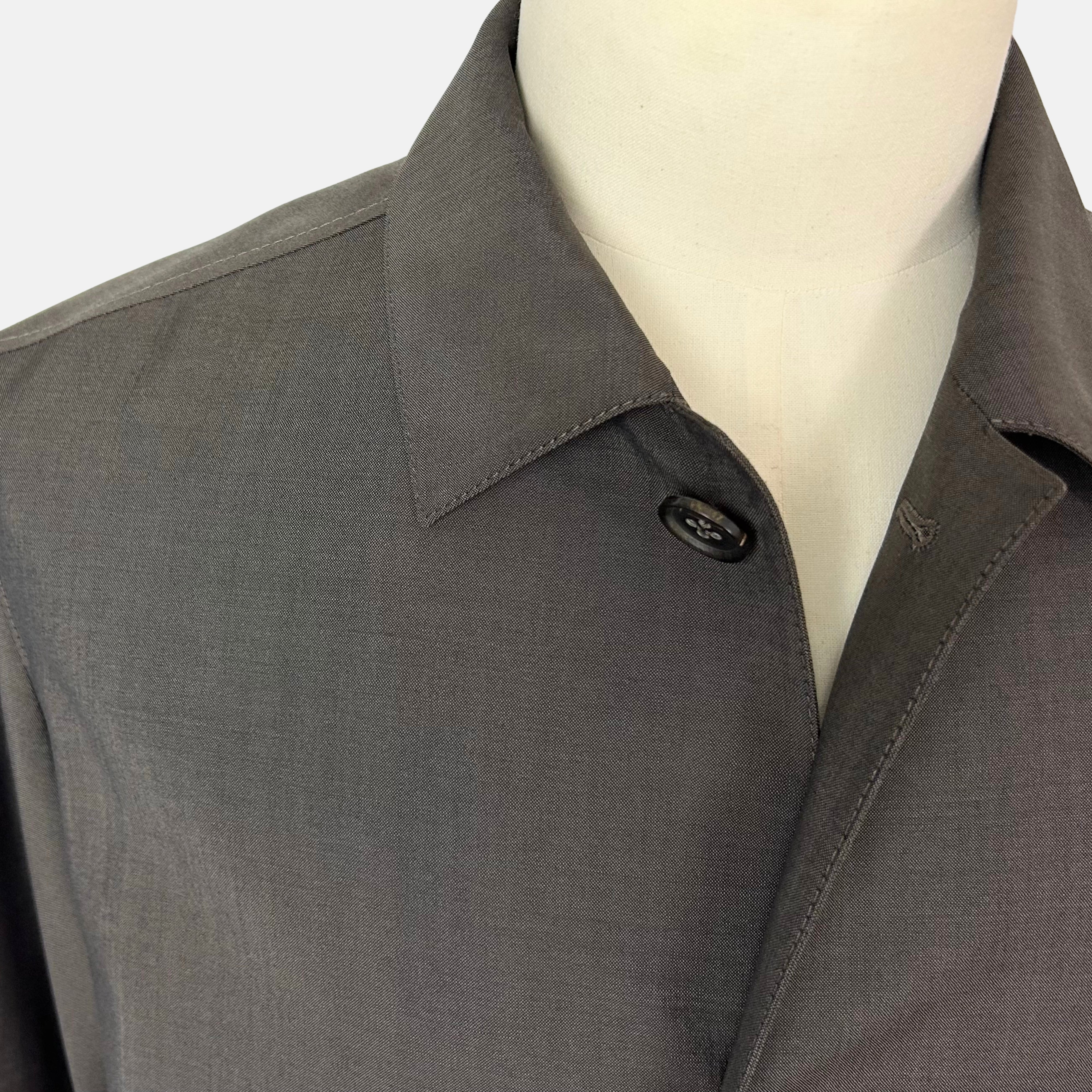 Brown-Anthracite Jacket made of Wool/Mohair (EU 48)