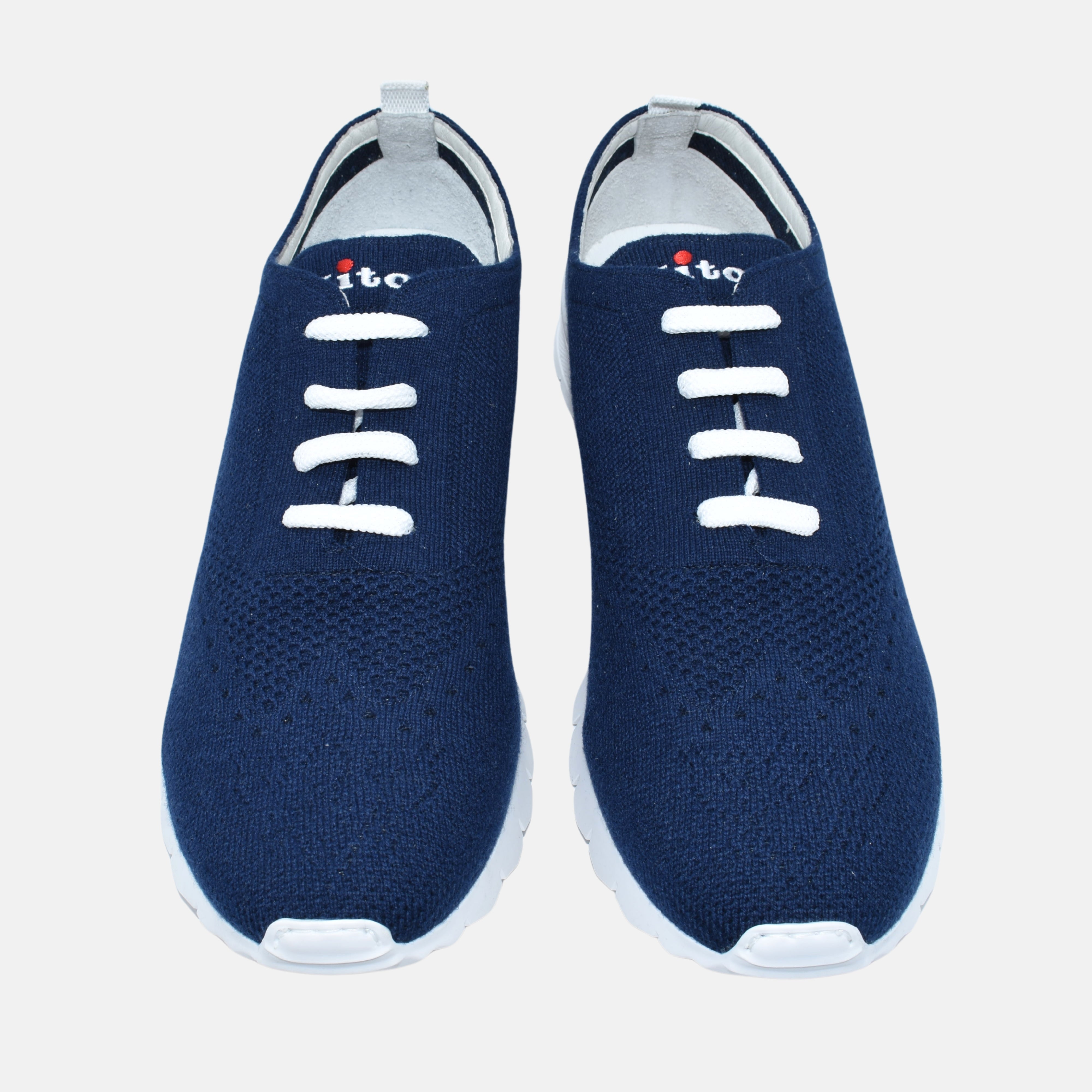 Navy Knitted Sneakers made of Cotton (EU 42, EU 44, EU 46)