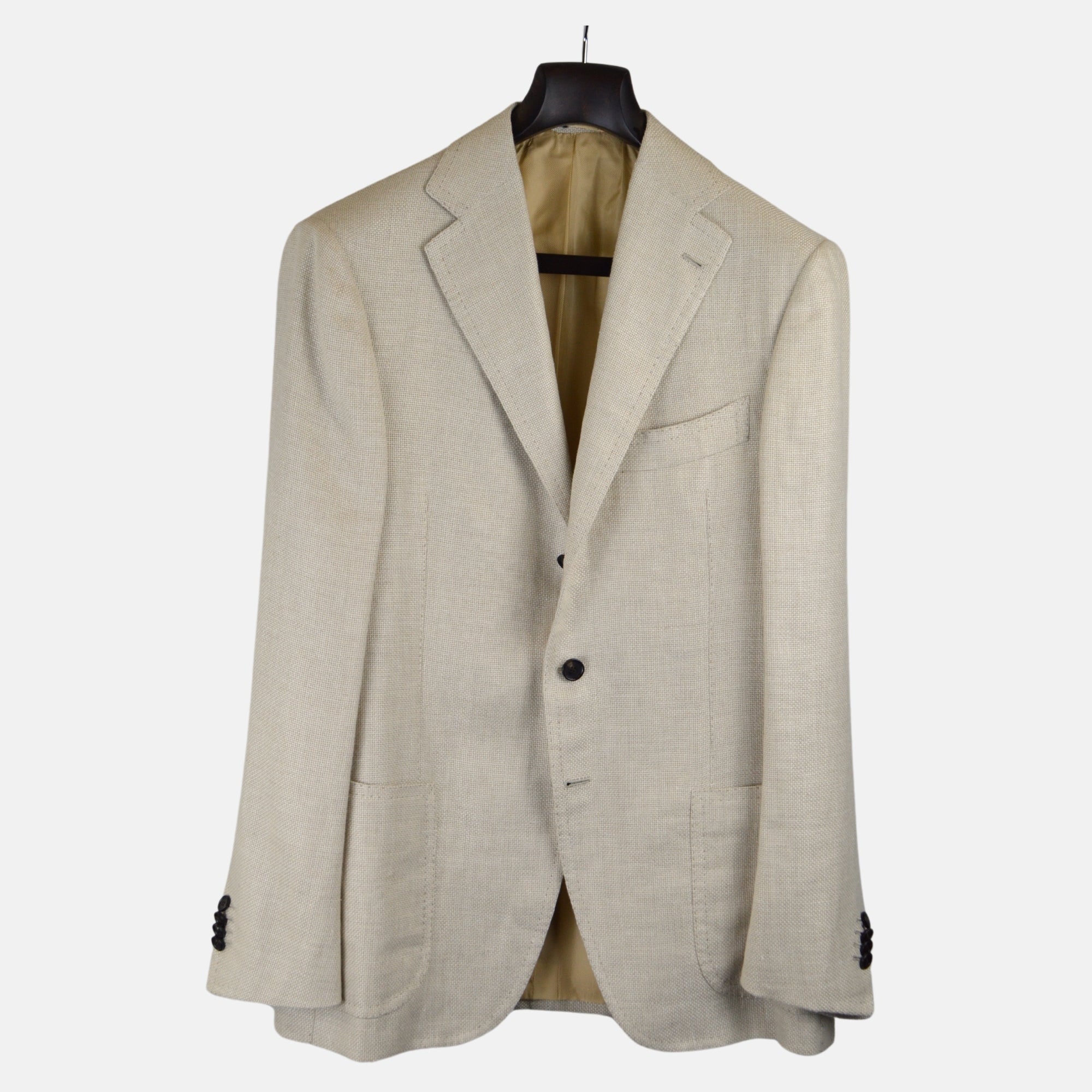 Cream Blazer made of Hamp/Wool (52)