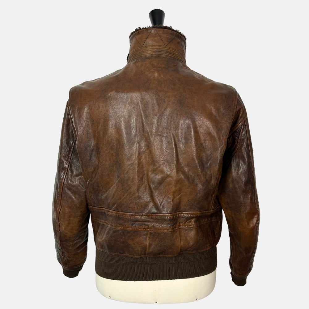 Brown  Jacket made of Leather (L)
