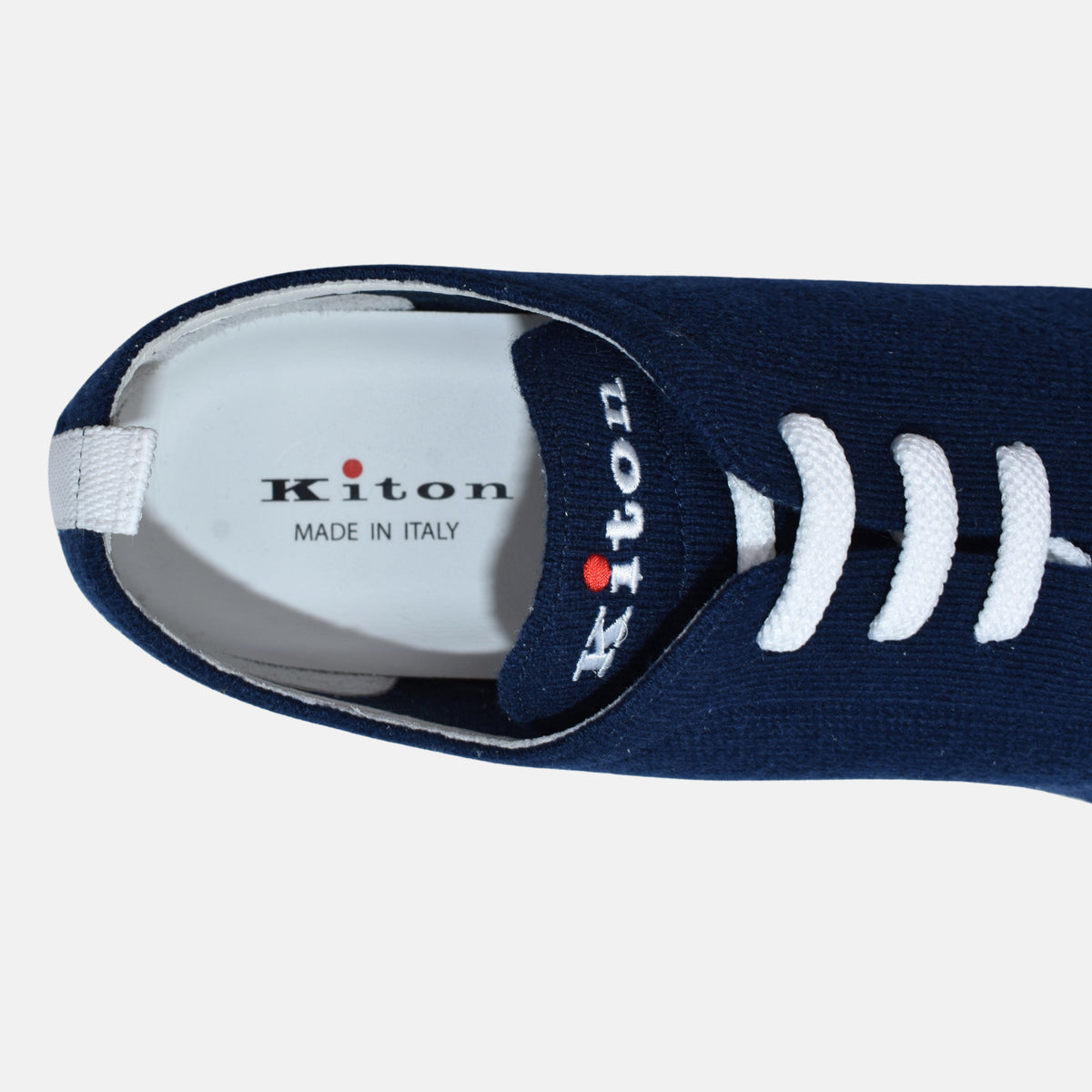 Navy Knitted Sneakers made of Cotton (EU 42, EU 44, EU 46)