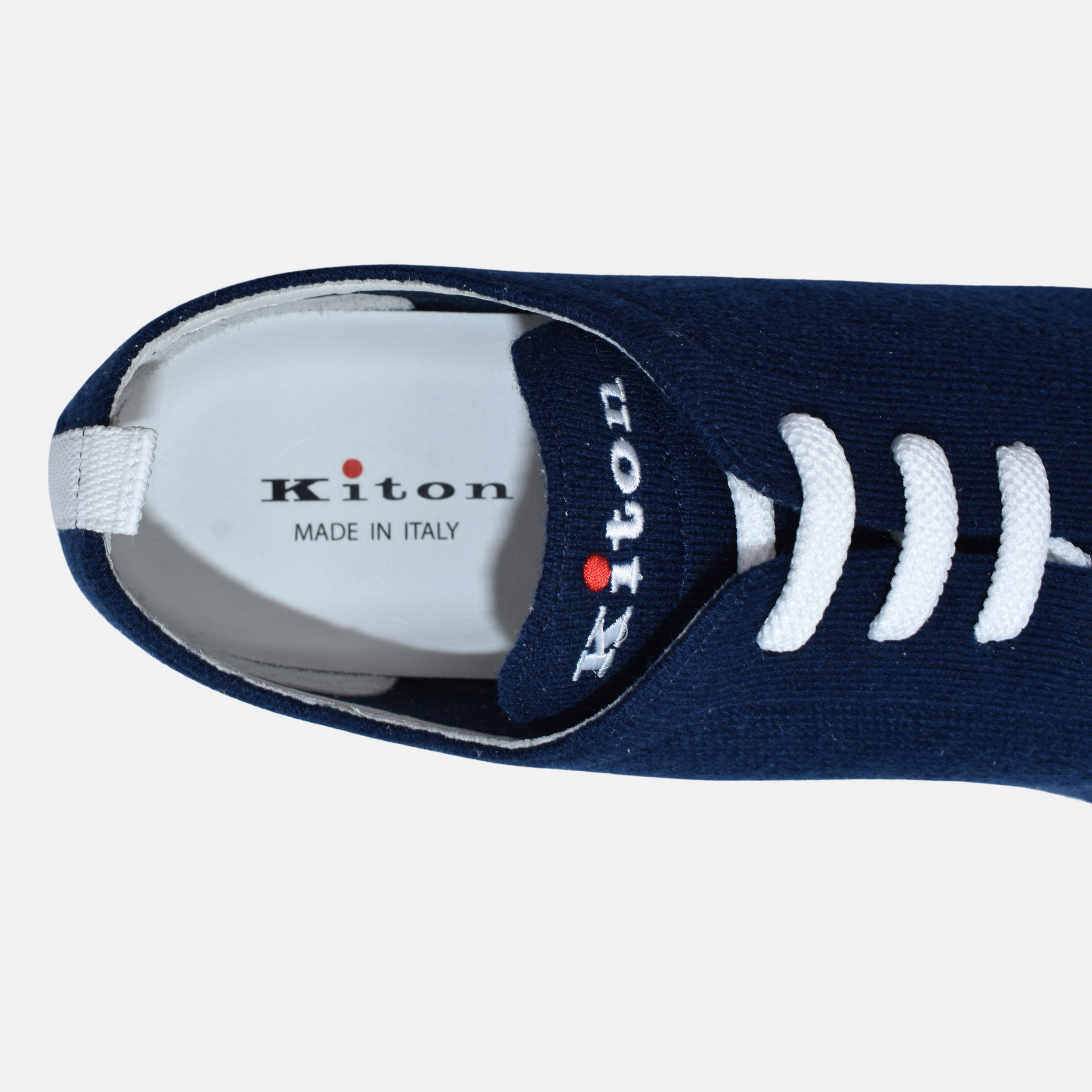 Navy Knitted Sneakers made of Cotton (EU 42, EU 44, EU 46)