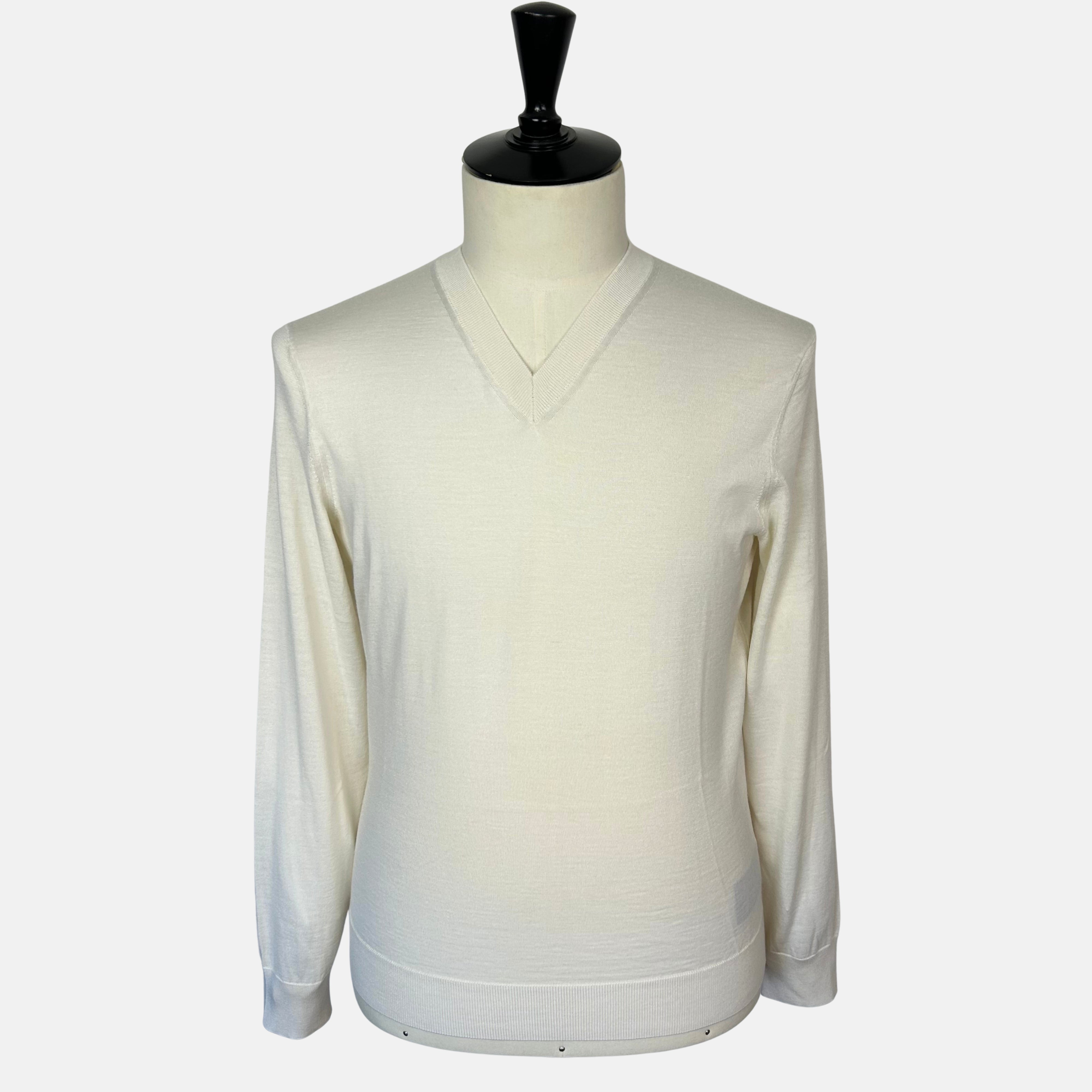 Off-White Cashseta Sweater made of Cashmere/Silk (EU 48)