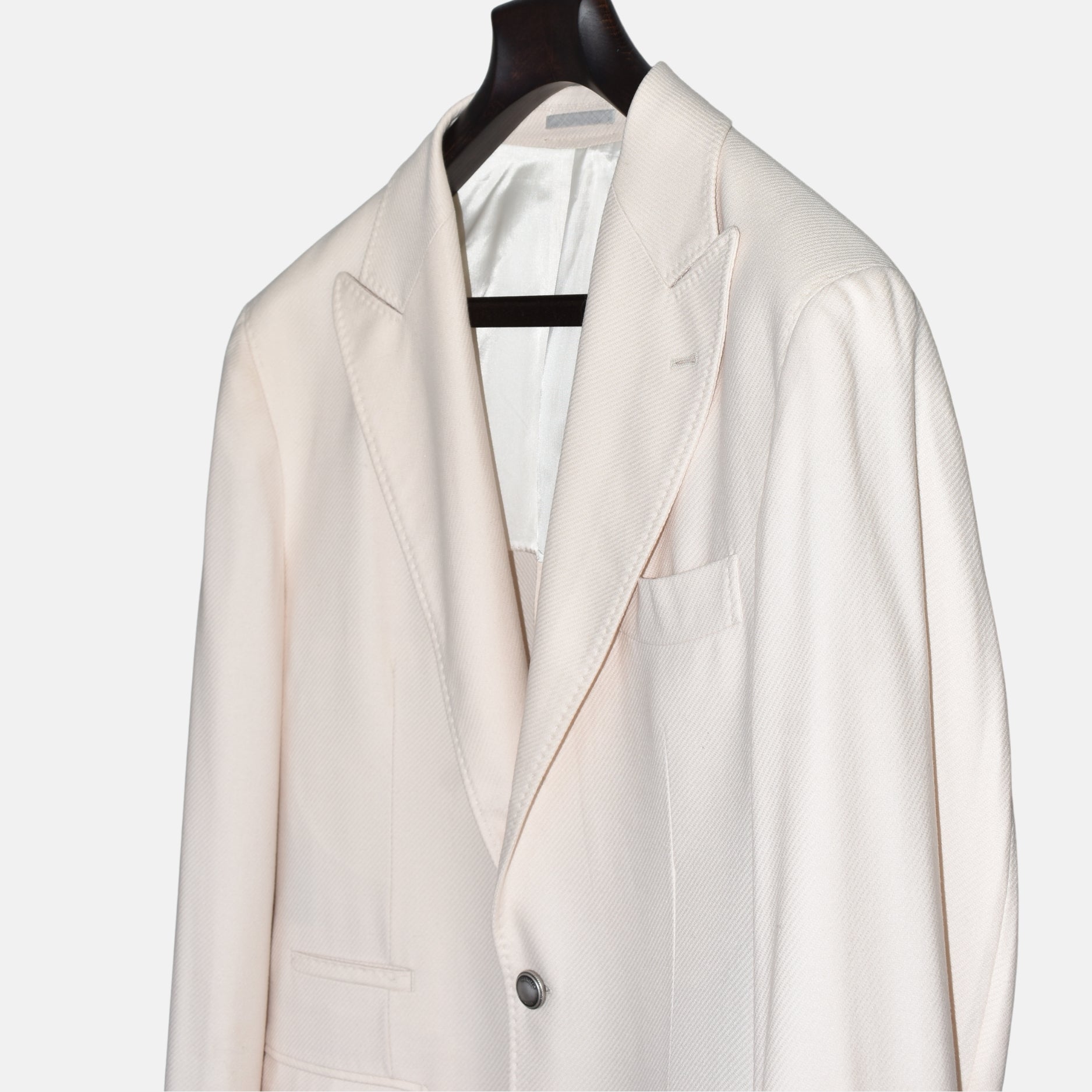 Cream Blazer made of Wool/Silk/Cashmere (EU 50)