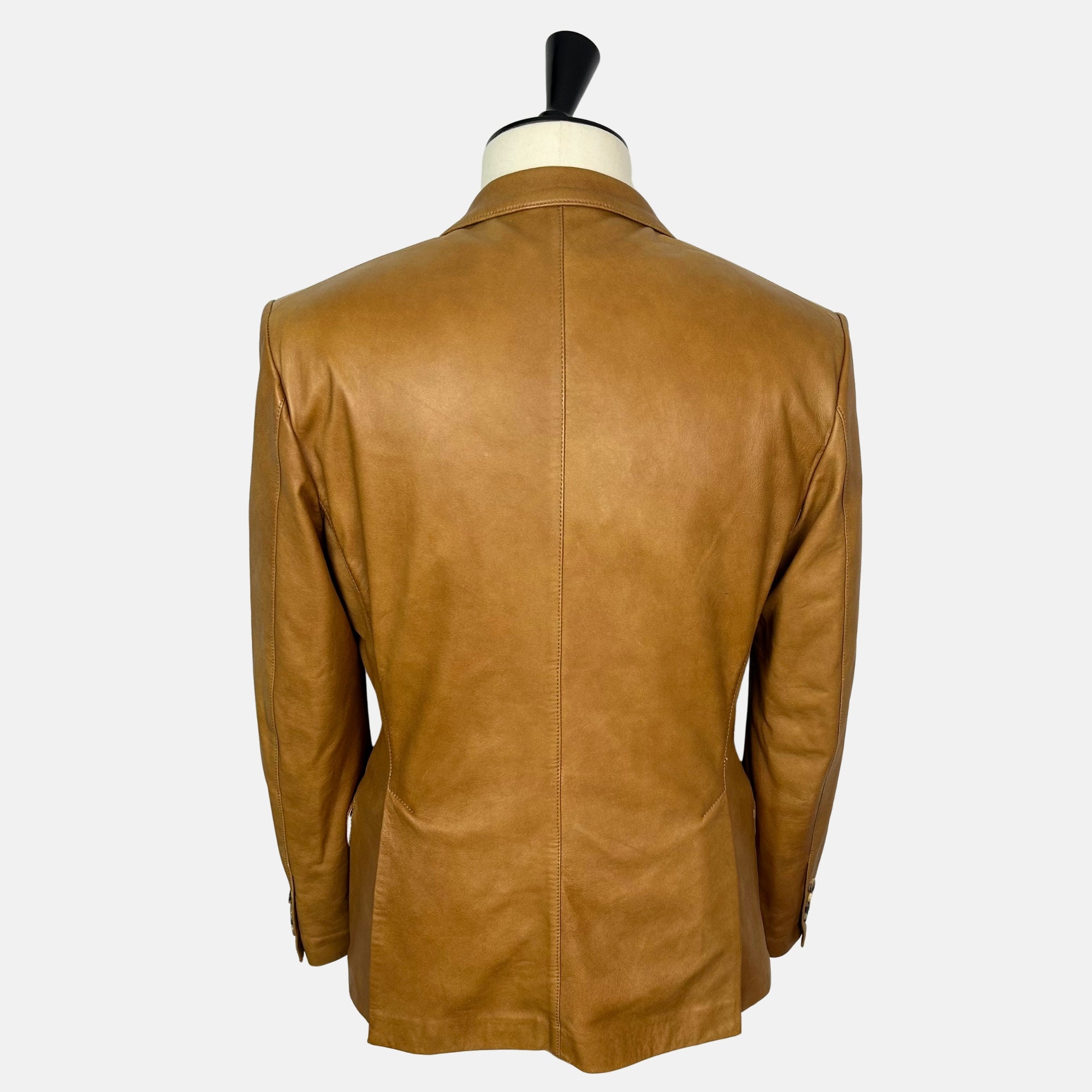 Cognac Blazer made of Leather (S/M)