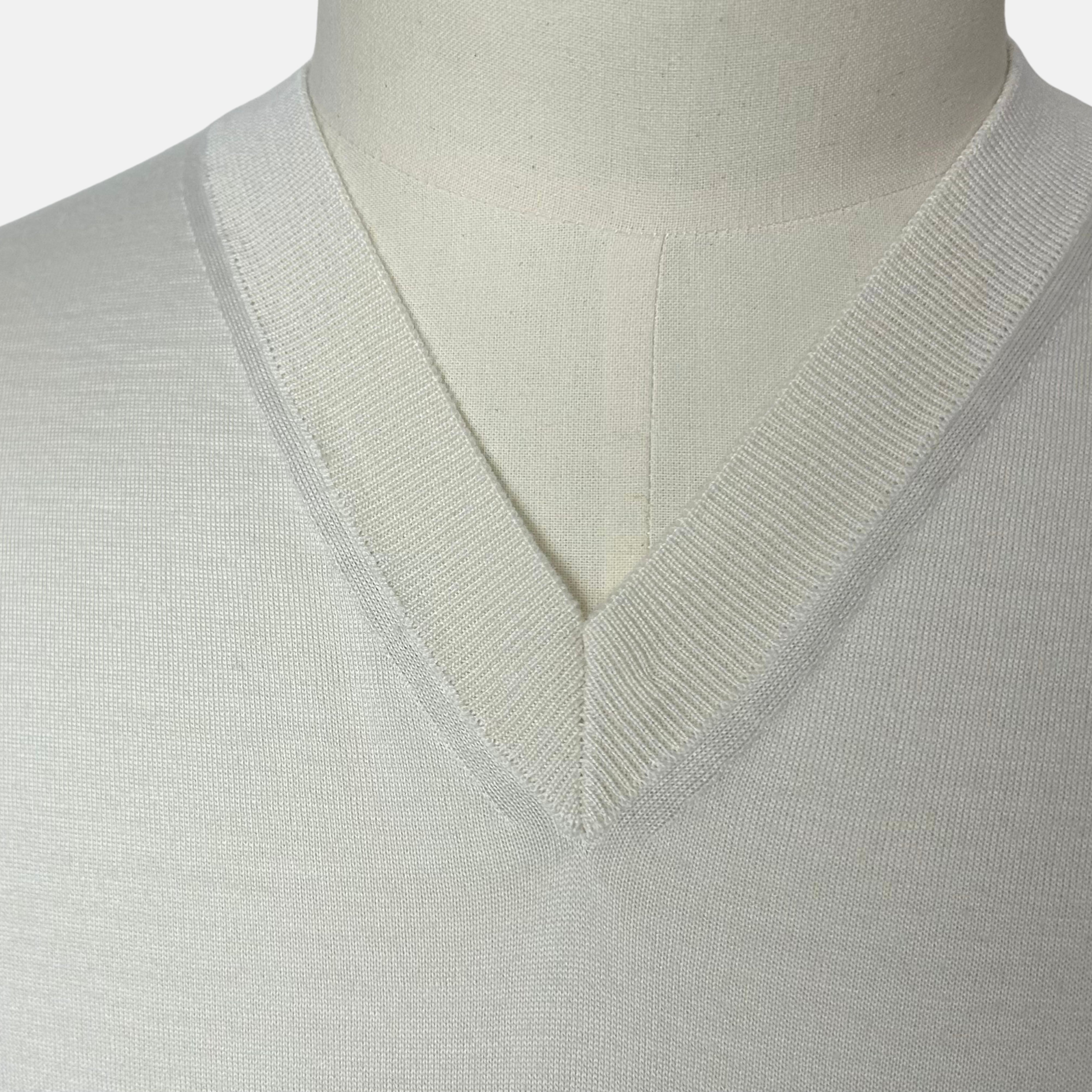 Off-White Cashseta Sweater made of Cashmere/Silk (EU 48)
