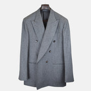 Grey Flannel Double Blazer made of Wool (54)