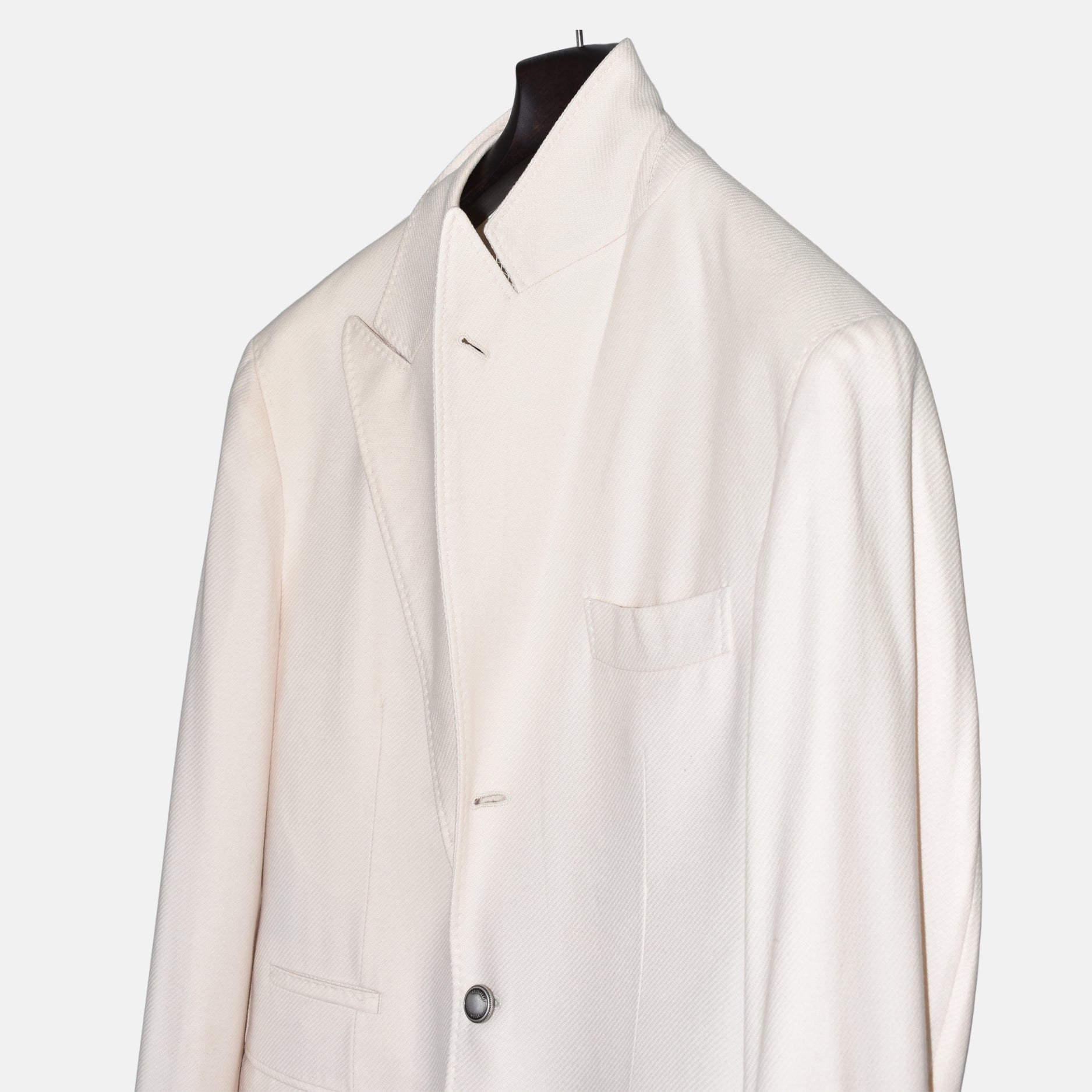Cream Blazer made of Wool/Silk/Cashmere (EU 50)