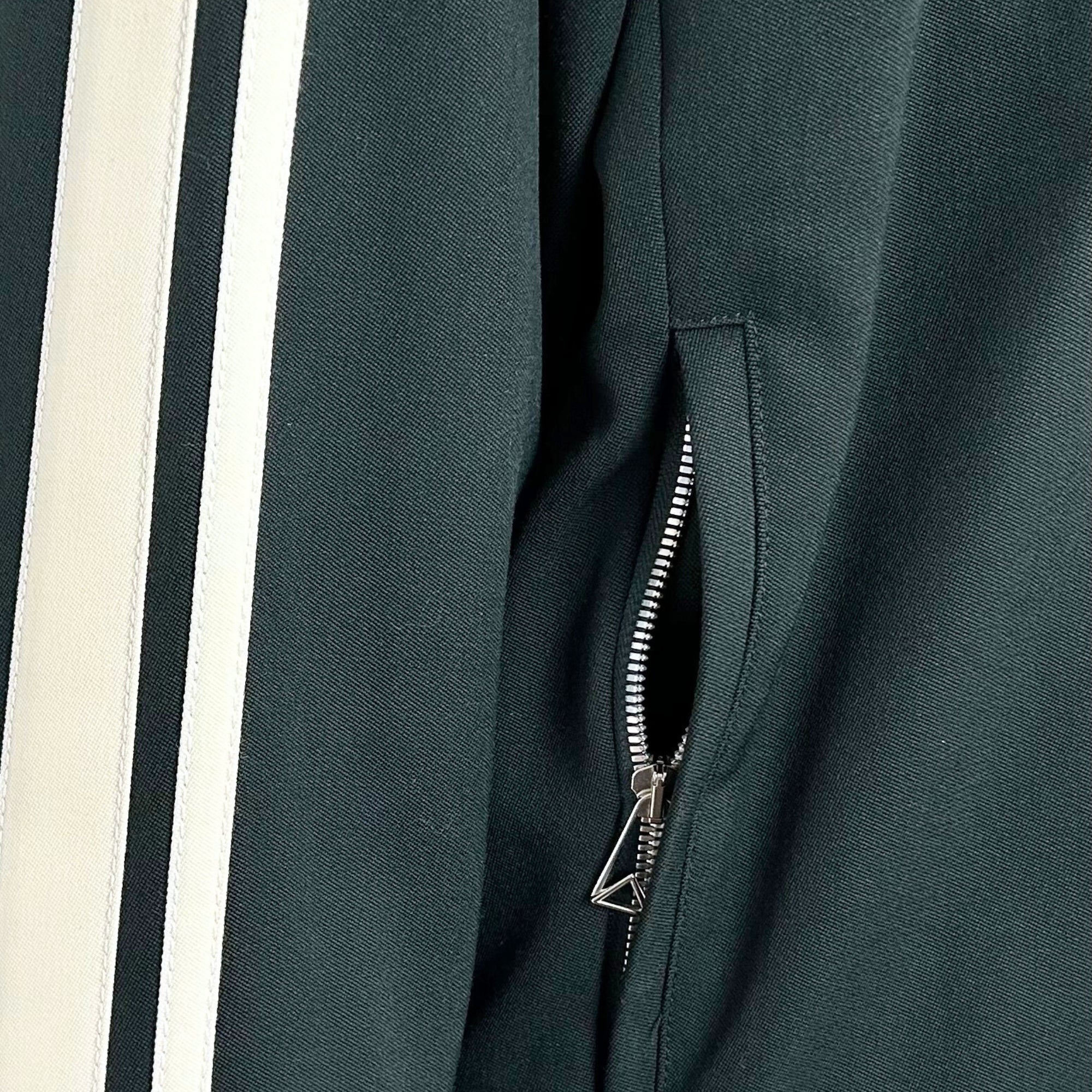 Green/Striped Jacket made of Wool (L)
