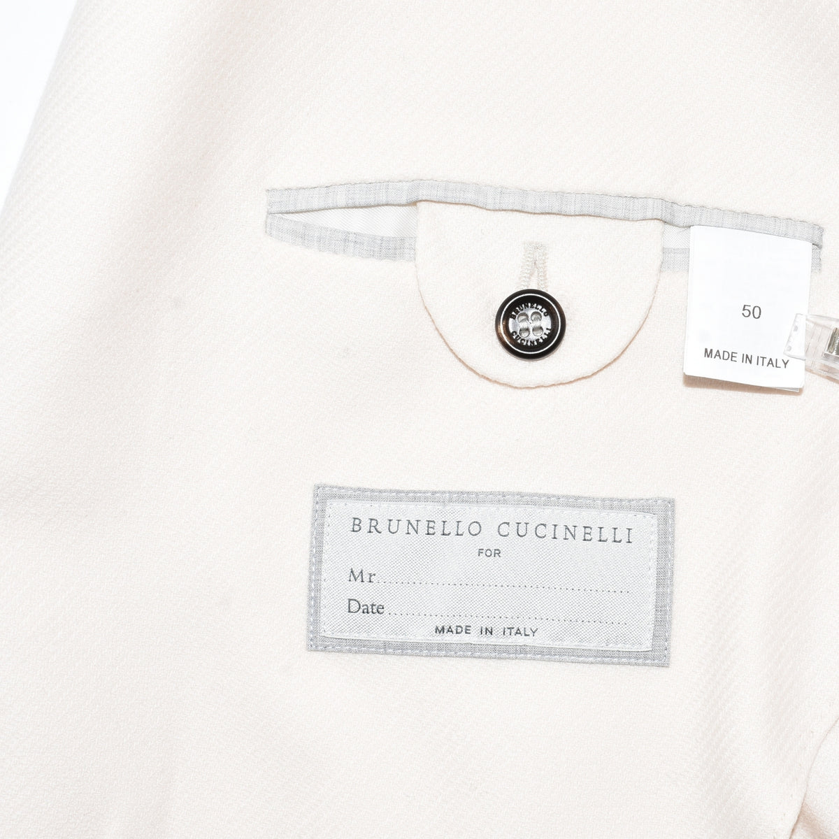 Cream Blazer made of Wool/Silk/Cashmere (EU 50)
