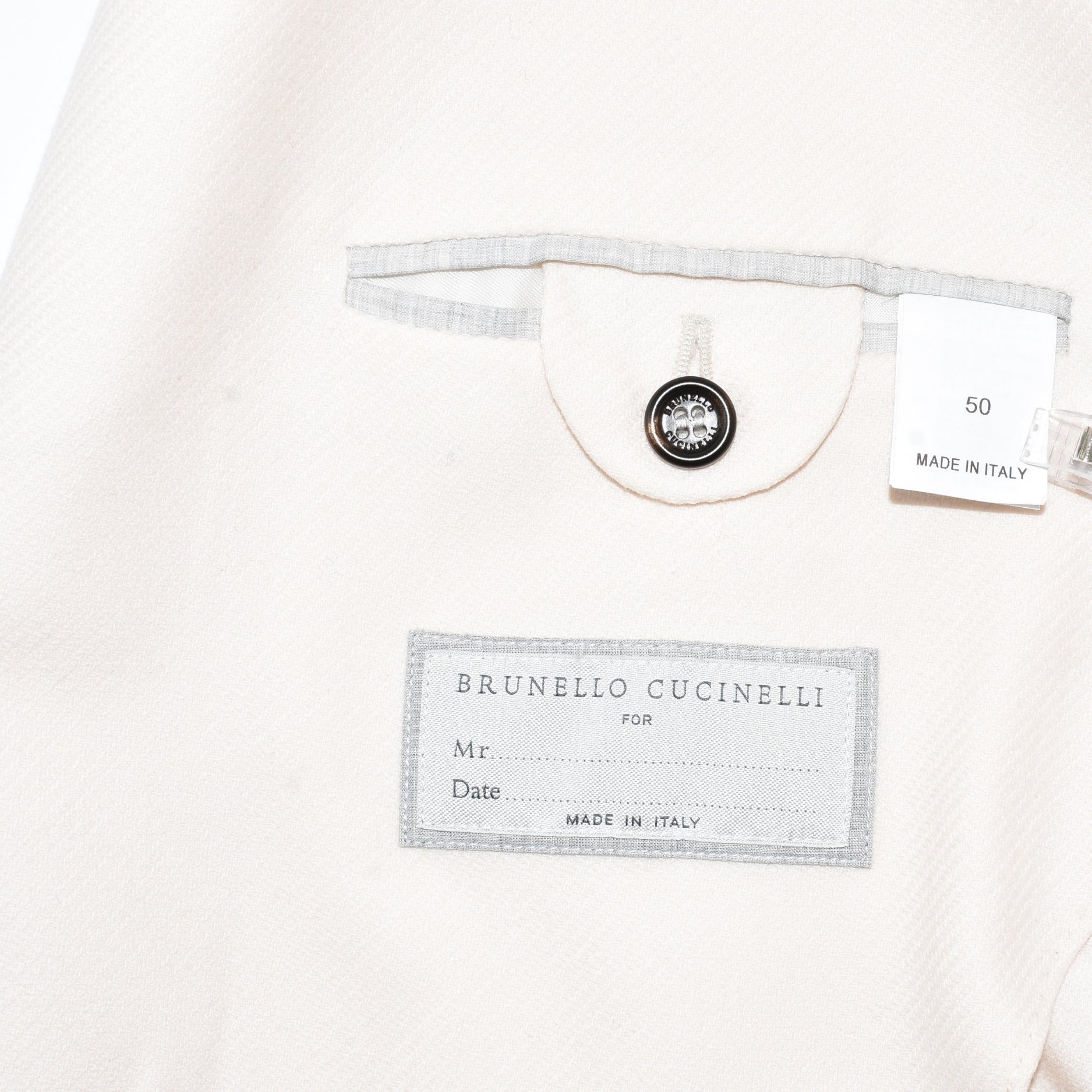 Cream Blazer made of Wool/Silk/Cashmere (EU 50)