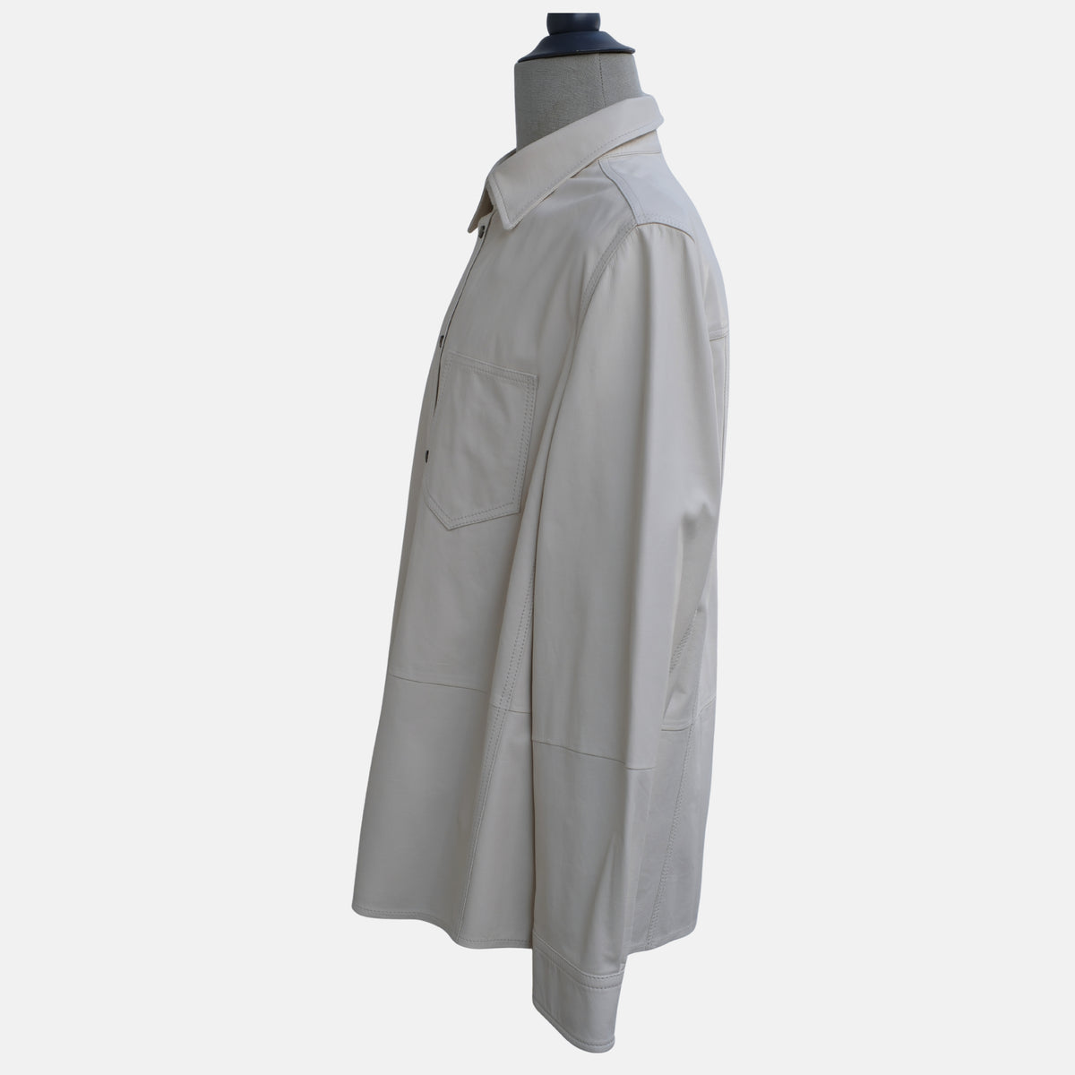 Off-White Leather Overshirt (XXL)