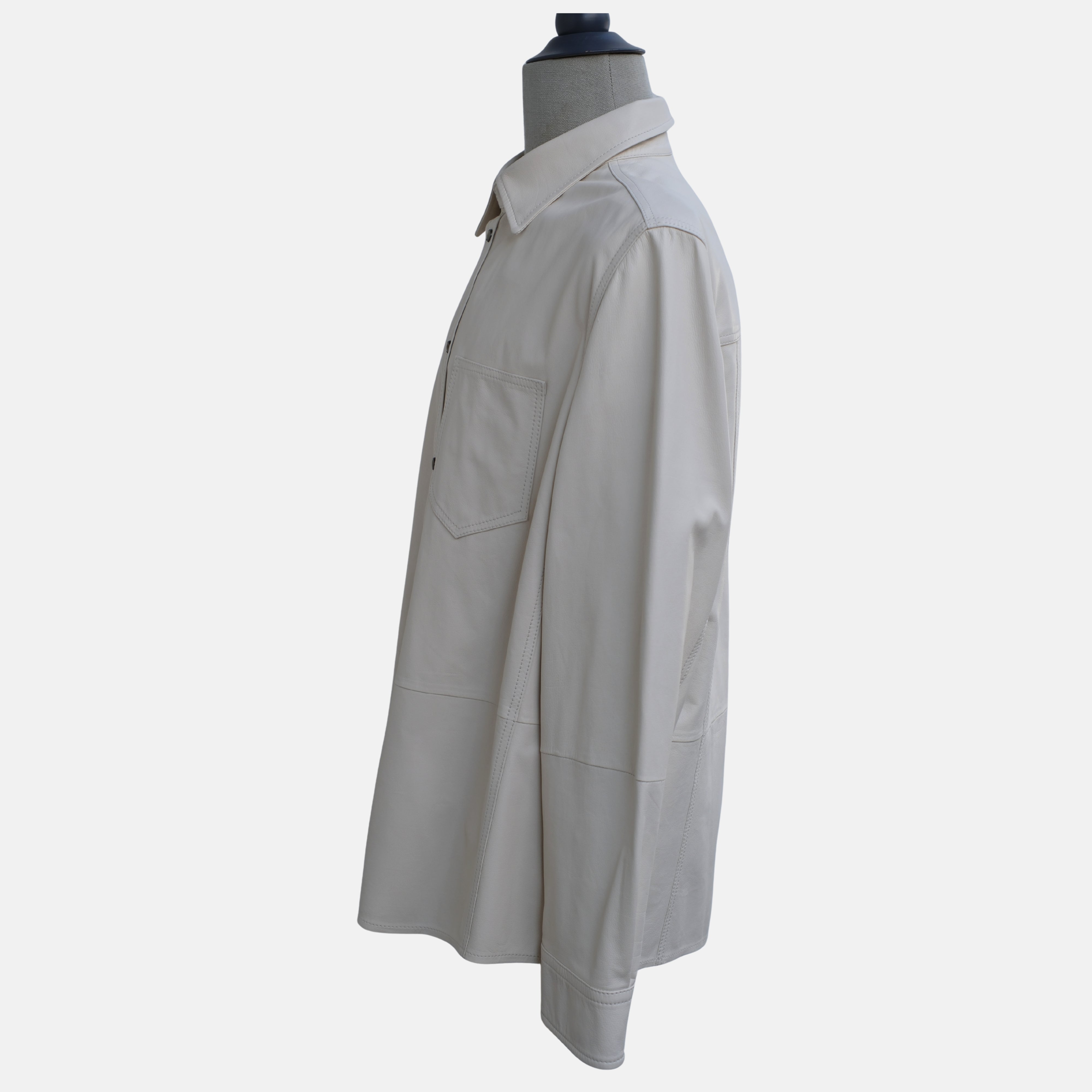 Off-White Leather Overshirt (XXL)