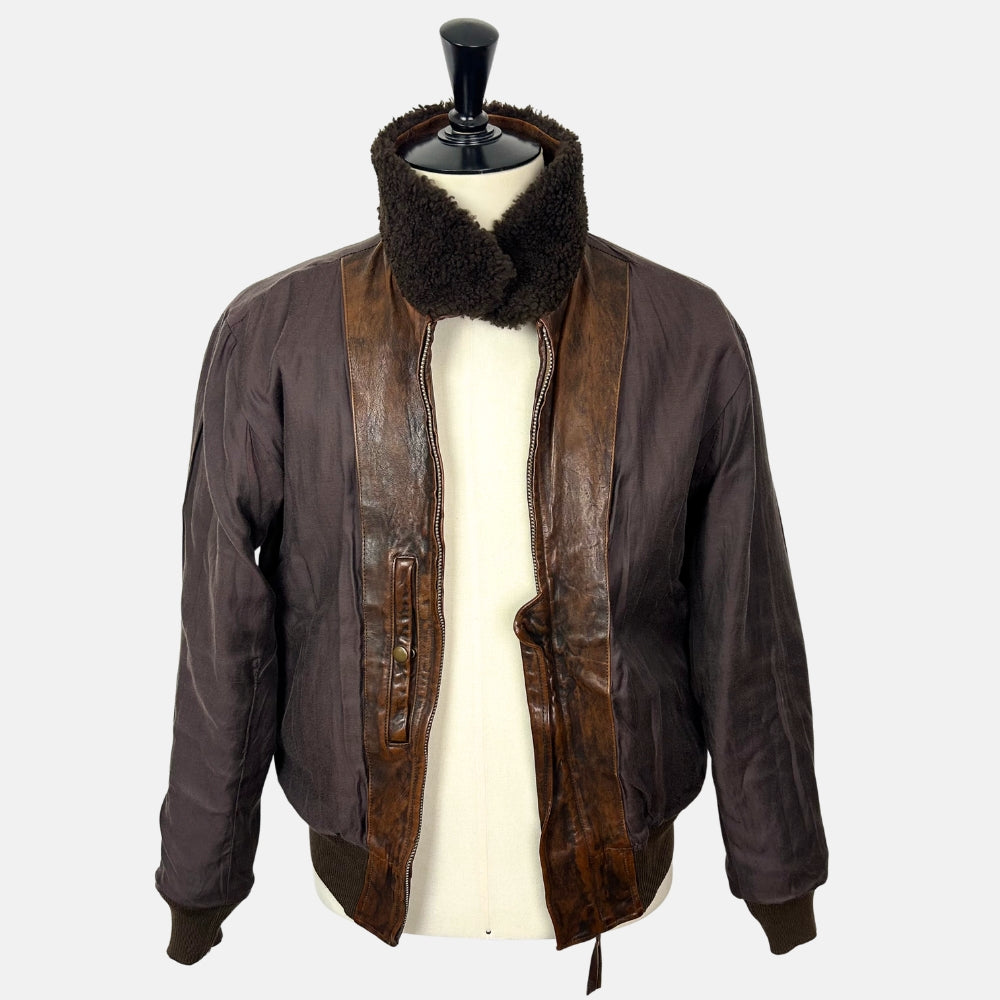 Brown  Jacket made of Leather (L)