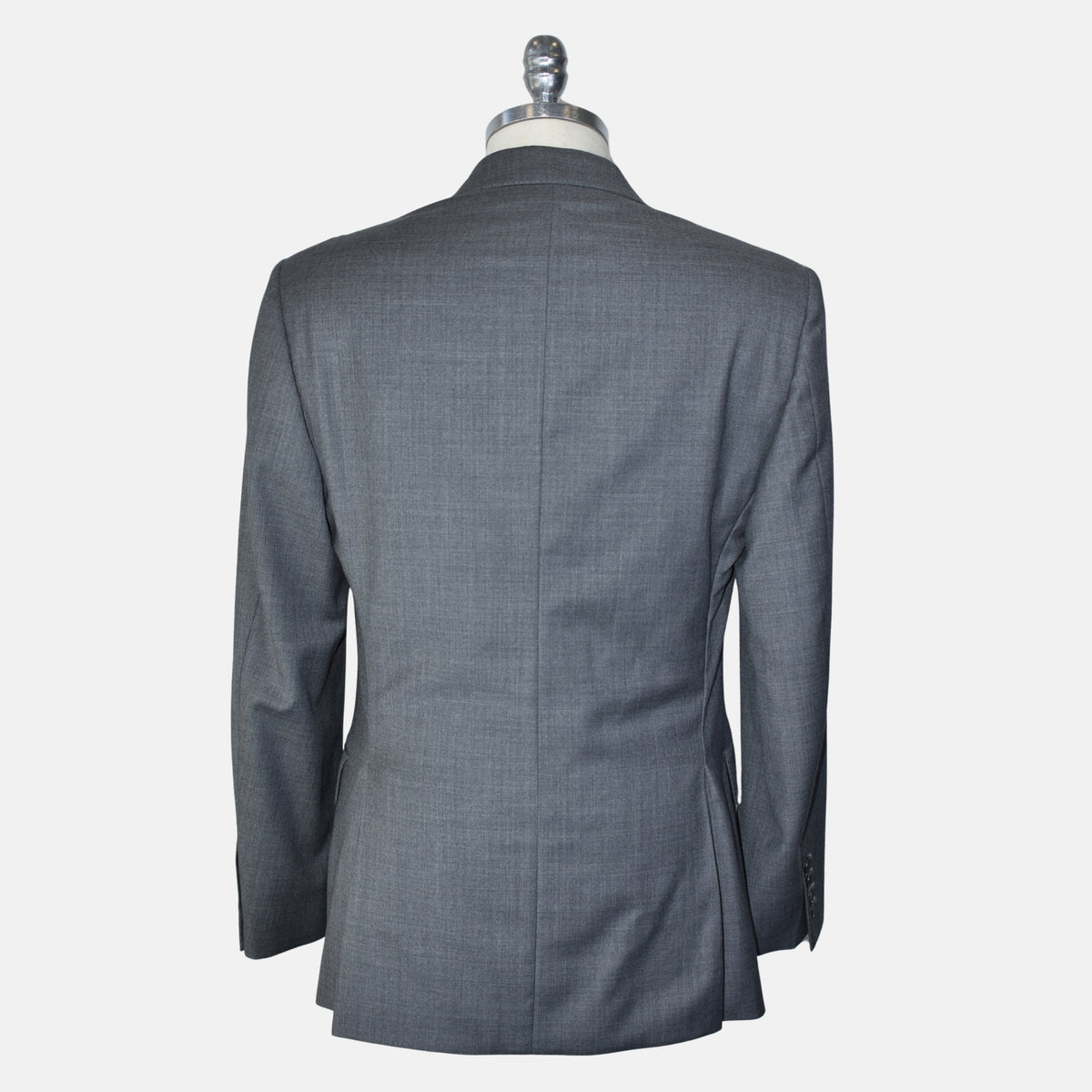 Gray Melange Suit made of Wool (EU 48)