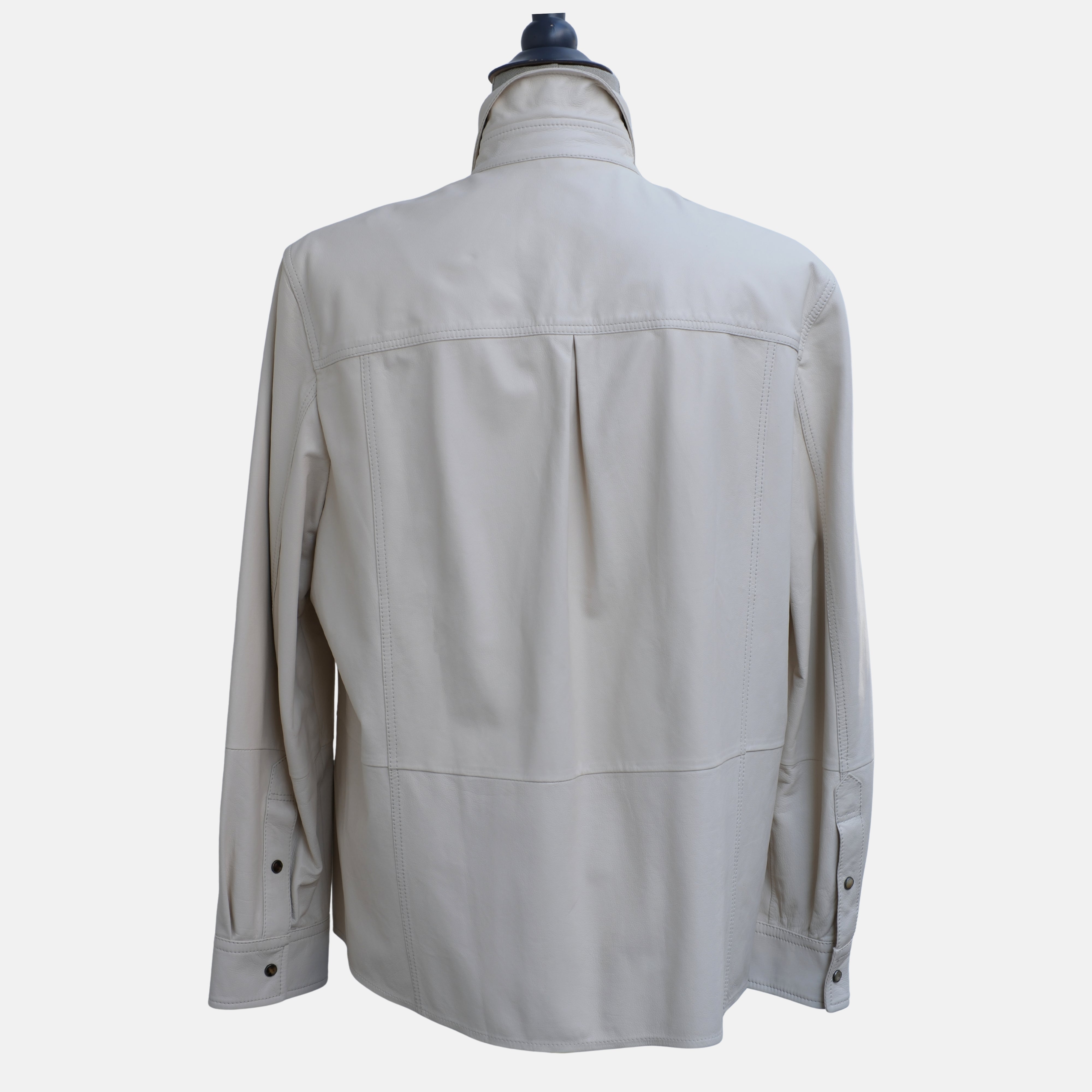 Off-White Leather Overshirt (XXL)