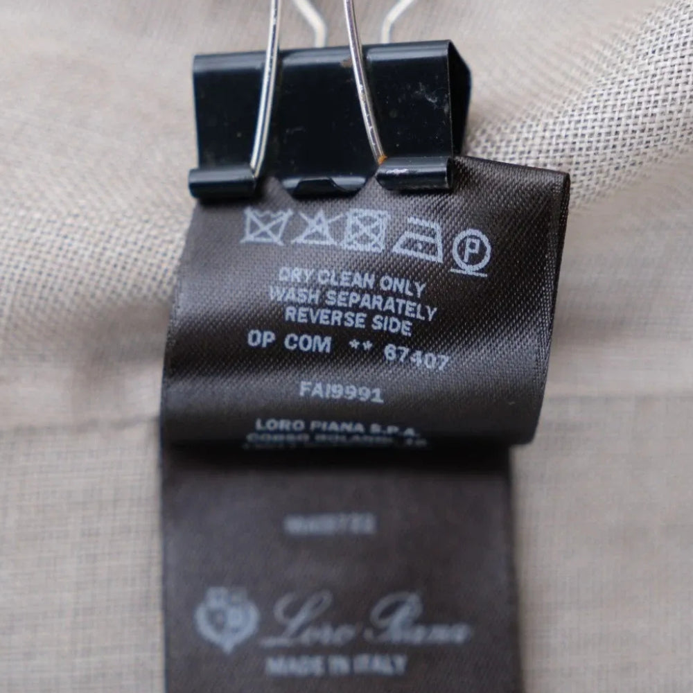 Brown Linen Safari Overshirt (XL/3XL)