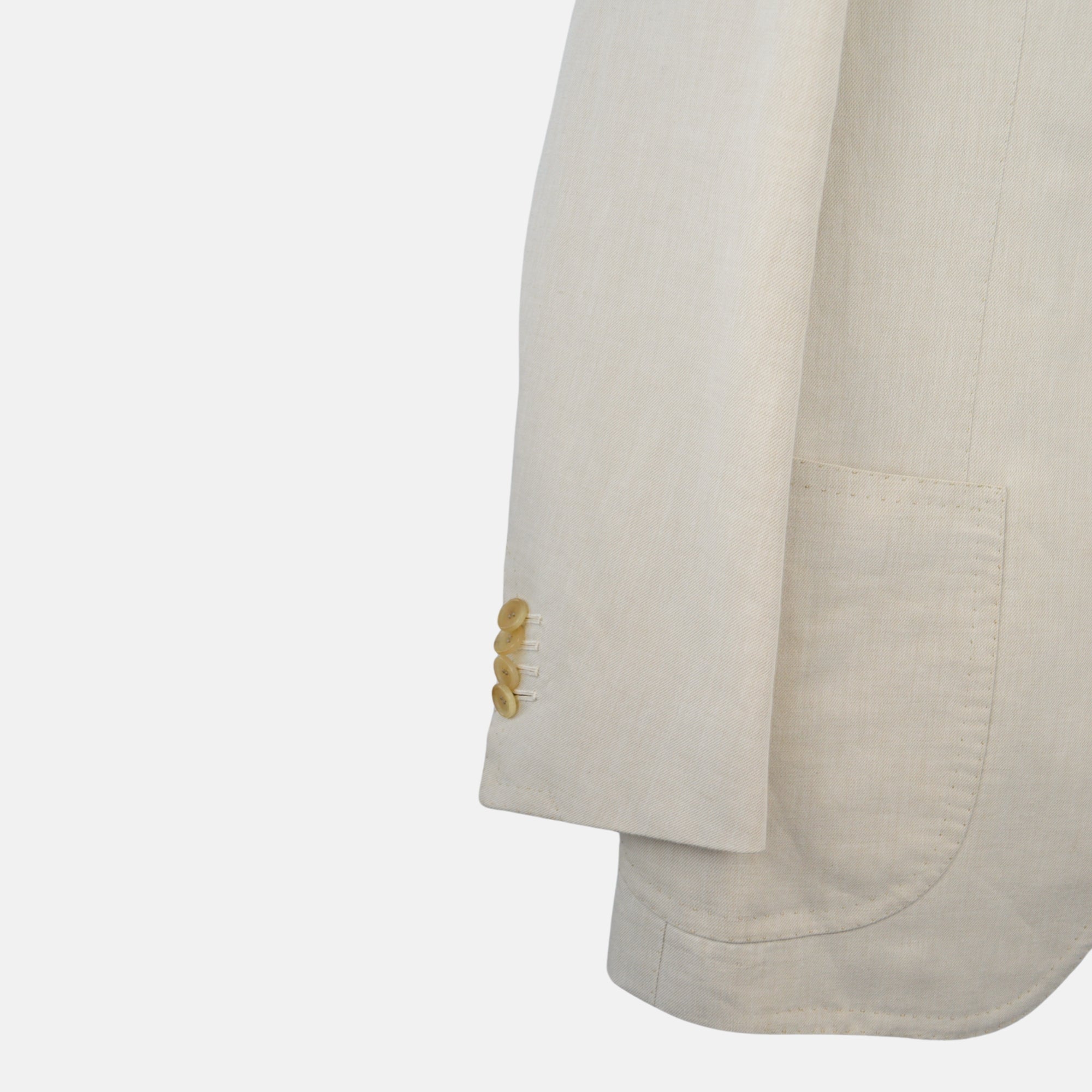 Offwhite Suit made of Linen/Cotton (EU 46)