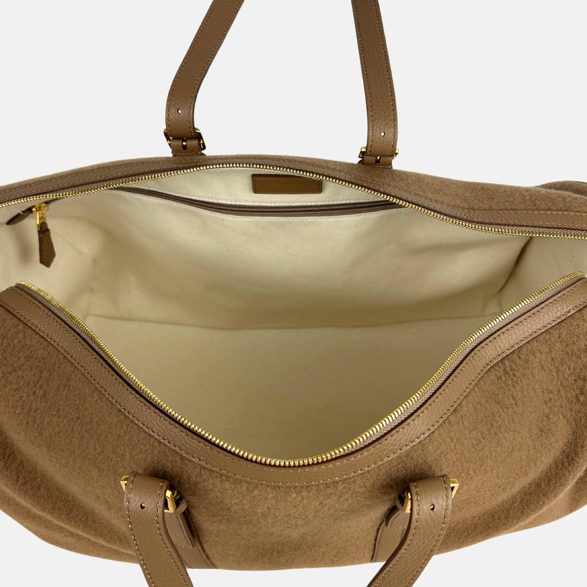 Camel Weekender made of Cashmere/Wool