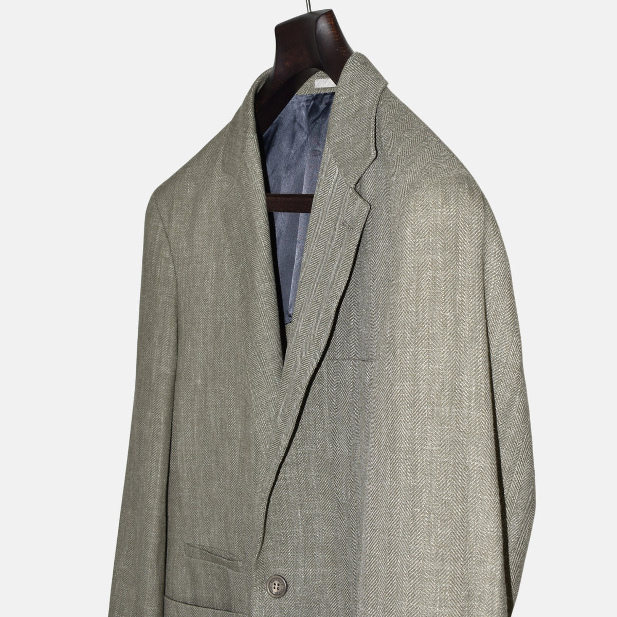 Green Blazer Wool/Linen/Silk (EU 50)