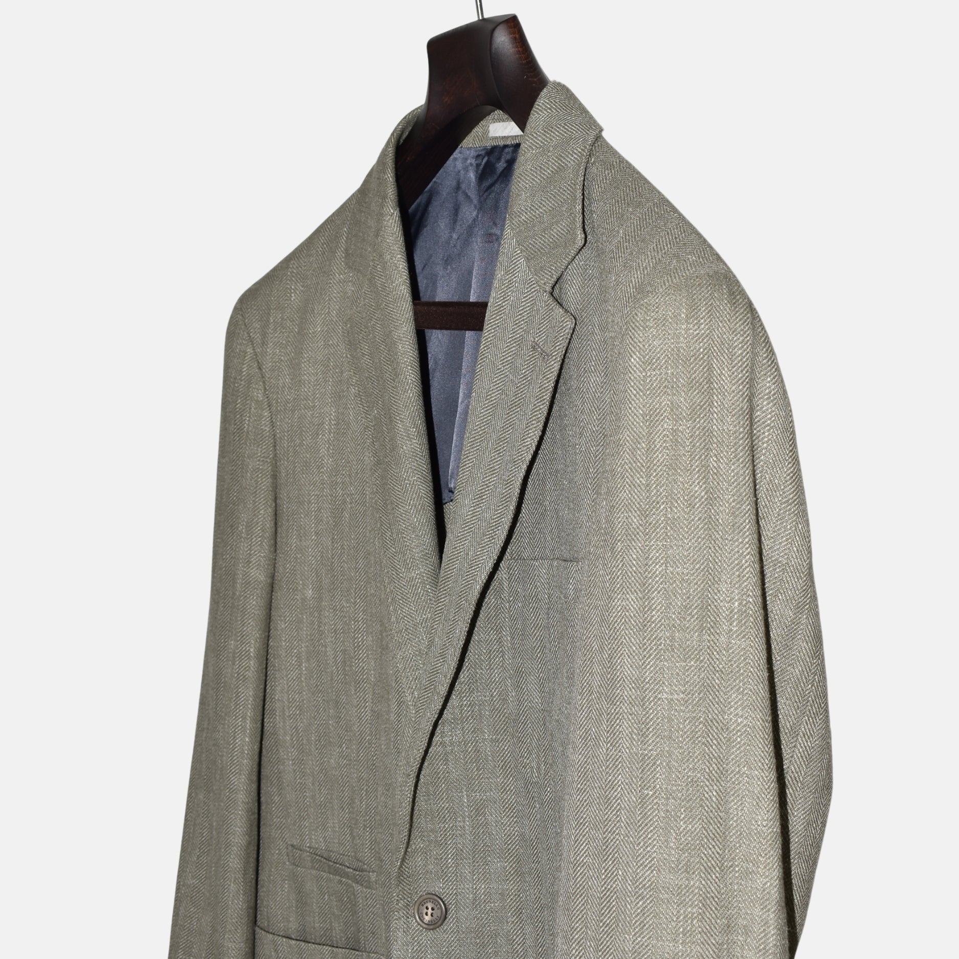 Green Blazer Wool/Linen/Silk (EU 50)