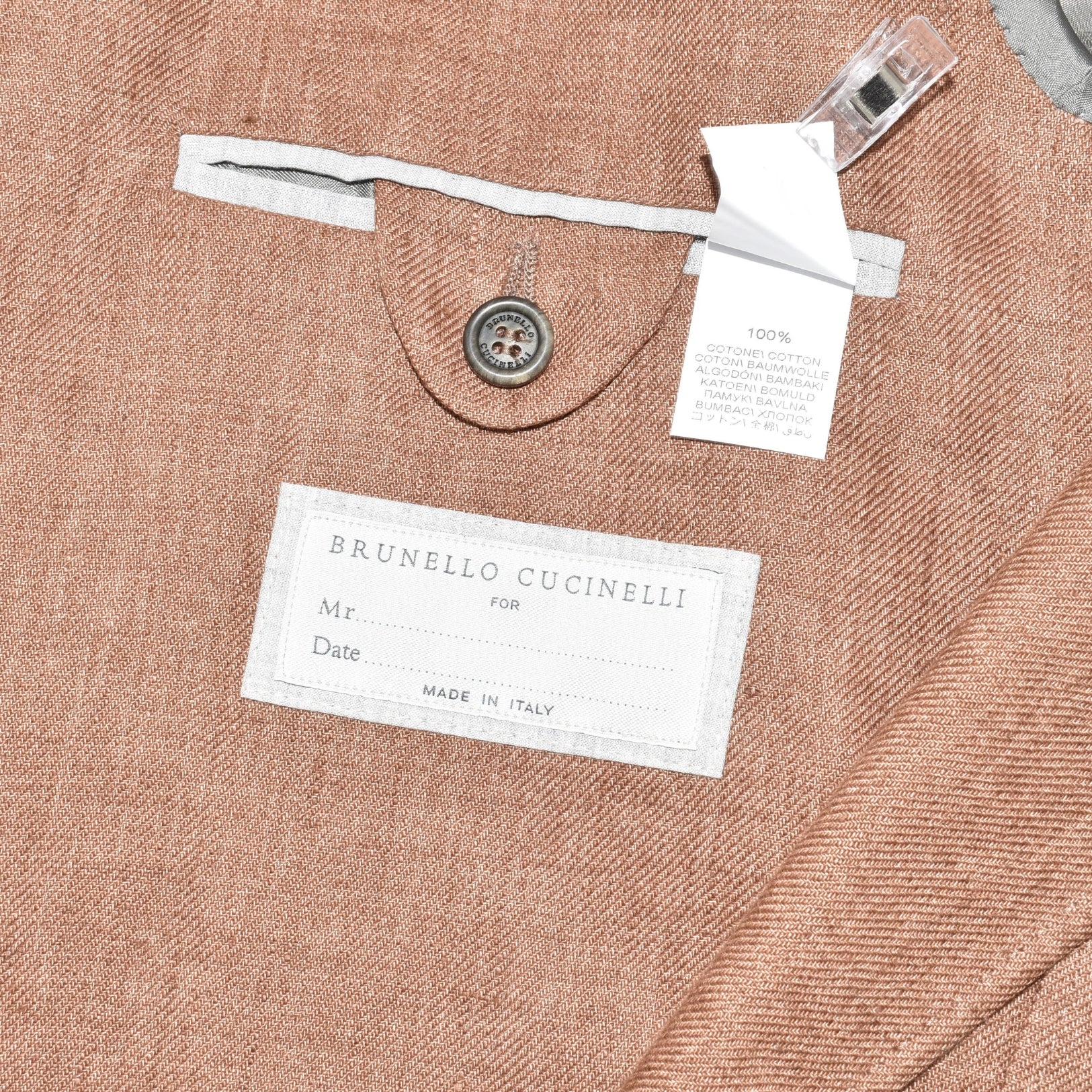Brown Blazer made of Cotton (EU 50)